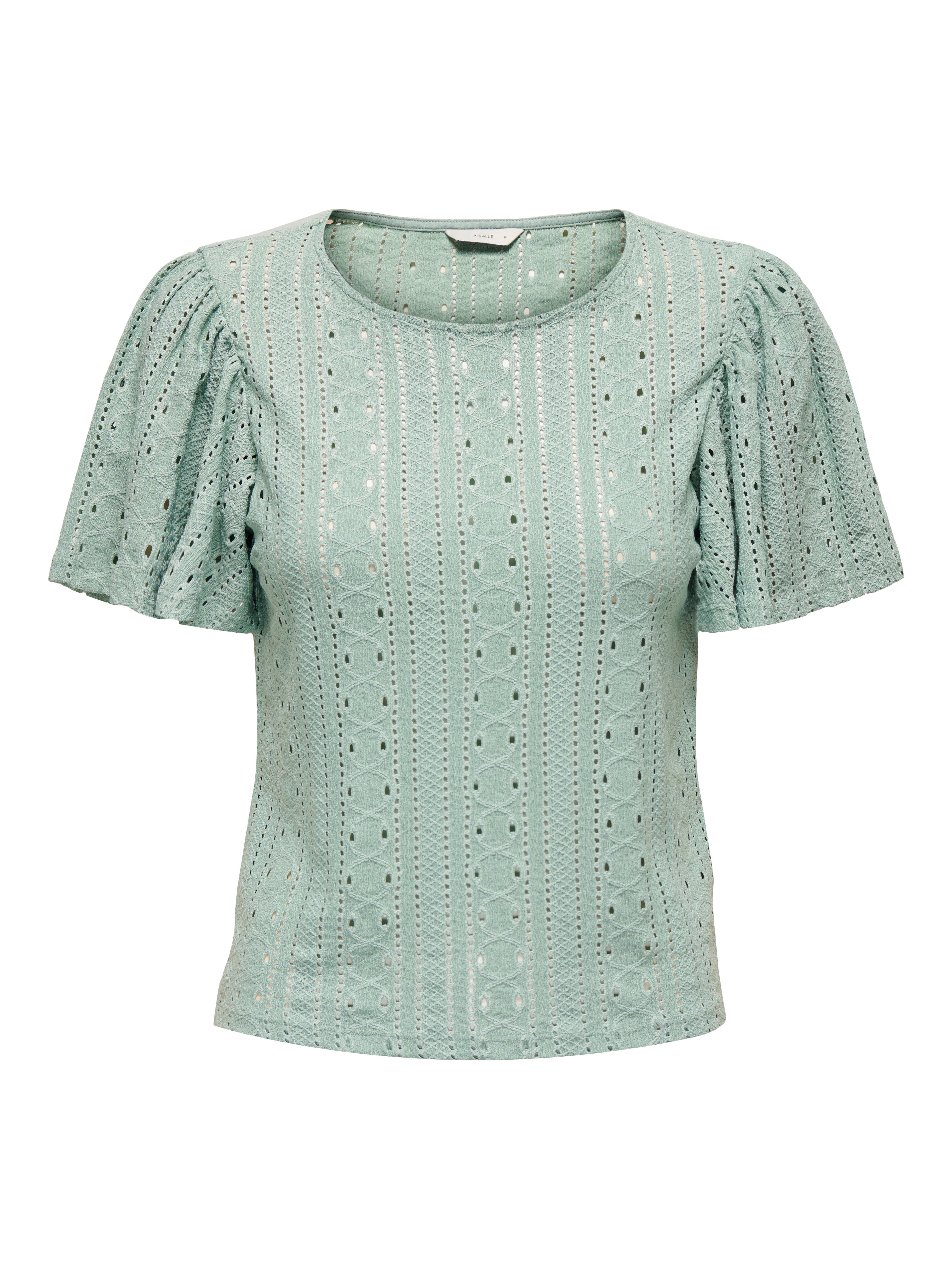 Only Shirt met korte mouwen ONLRIVERSIDE S/S FLAIRED TOP JRS