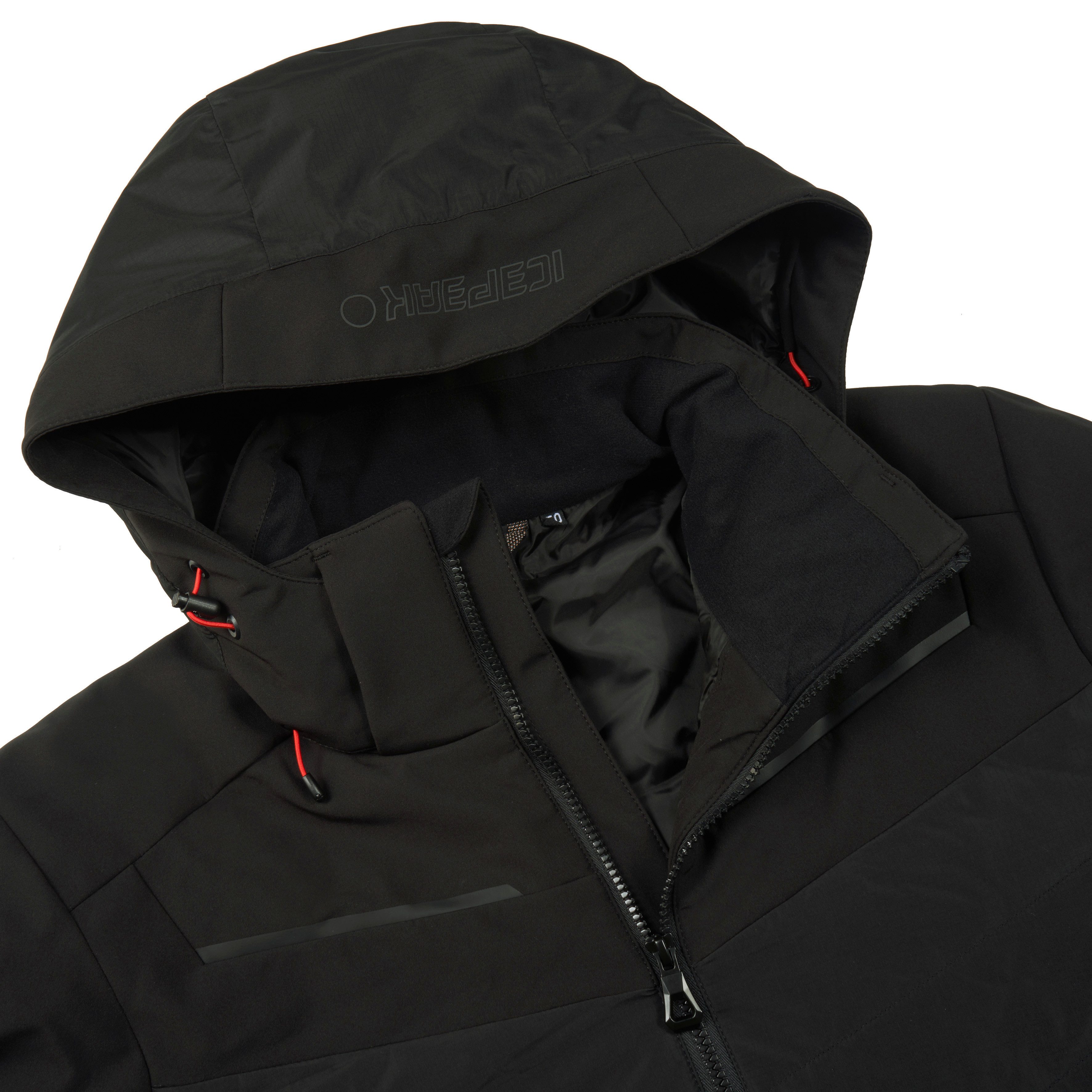Icepeak Softshell-jack ICEPEAK FREMONT met subtiele logo-opdrukken en patch op de bovenarm (1 stuk)
