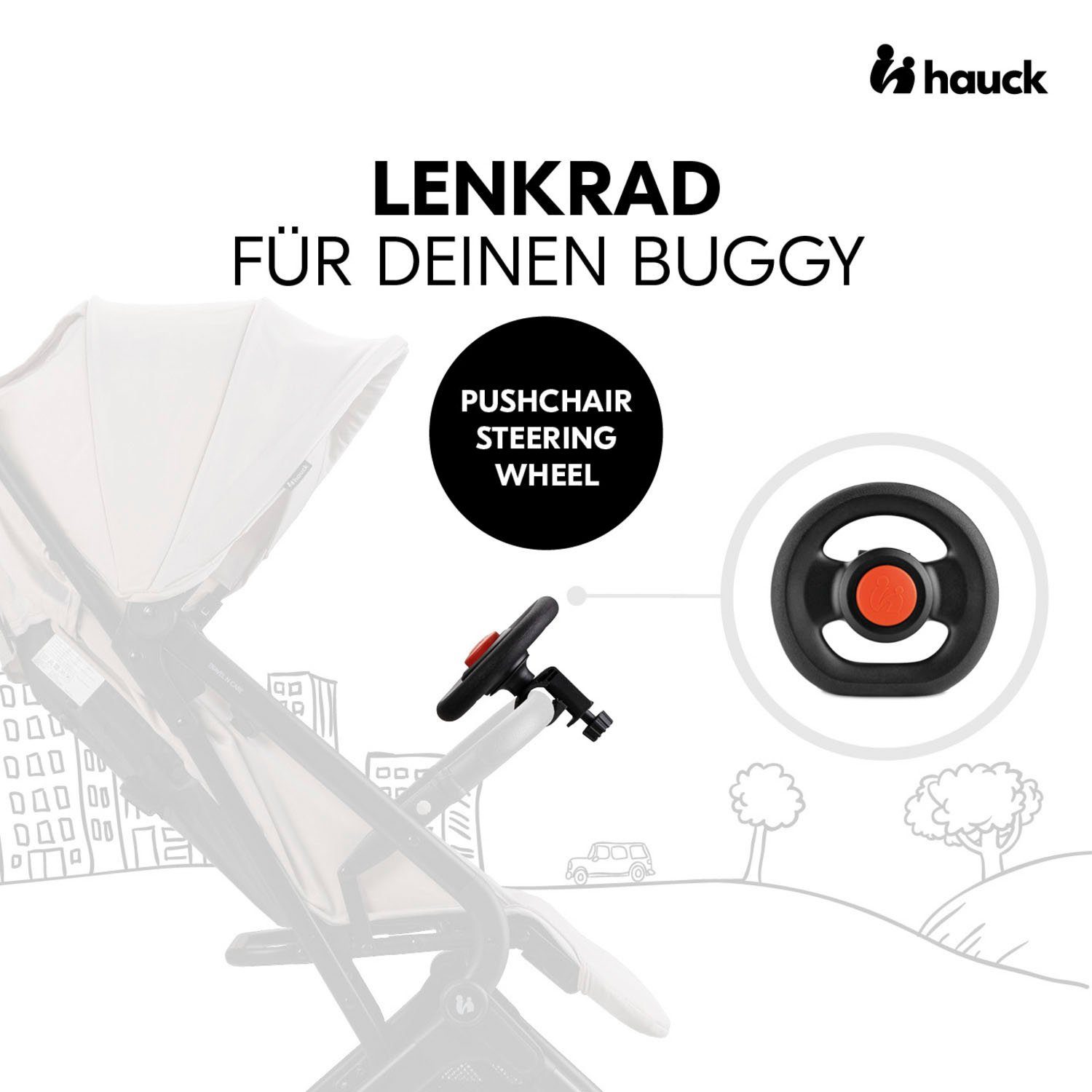 Hauck Speelgoedstuur Pushchair Steering Wheel