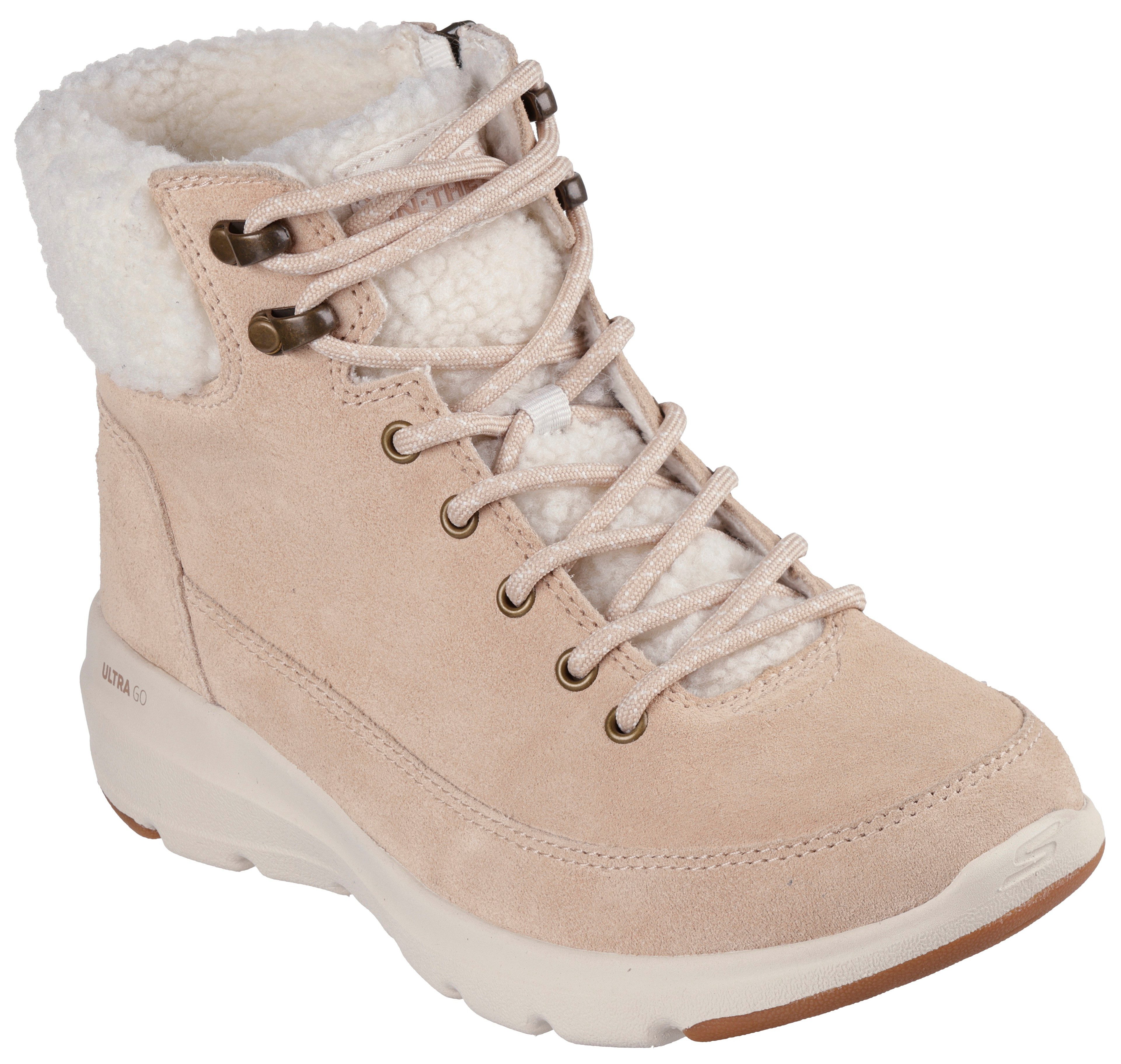 NU 10% KORTING: Skechers Winterlaarzen GLACIAL ULTRA Winterschoen, snowboots, veterschoenen met 3M S