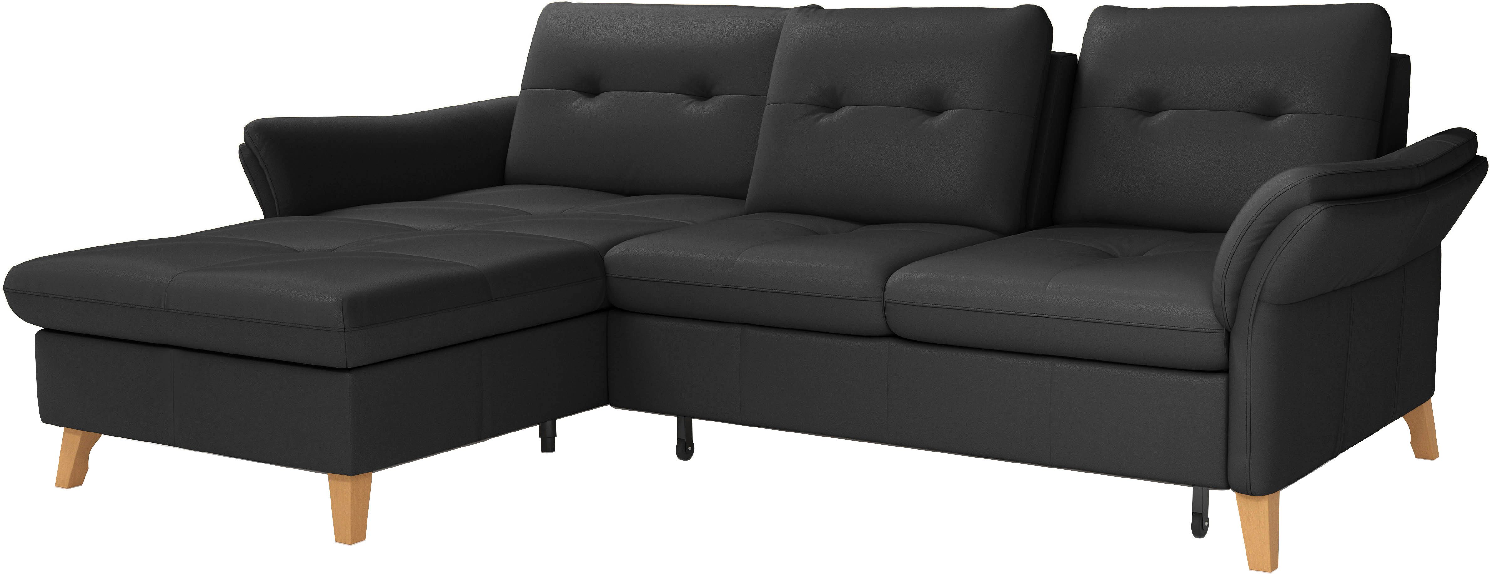 sit&more Hoekbank Göteborg Zitdiepteverstelling en binnenvering, naar keuze met slaapfunctie