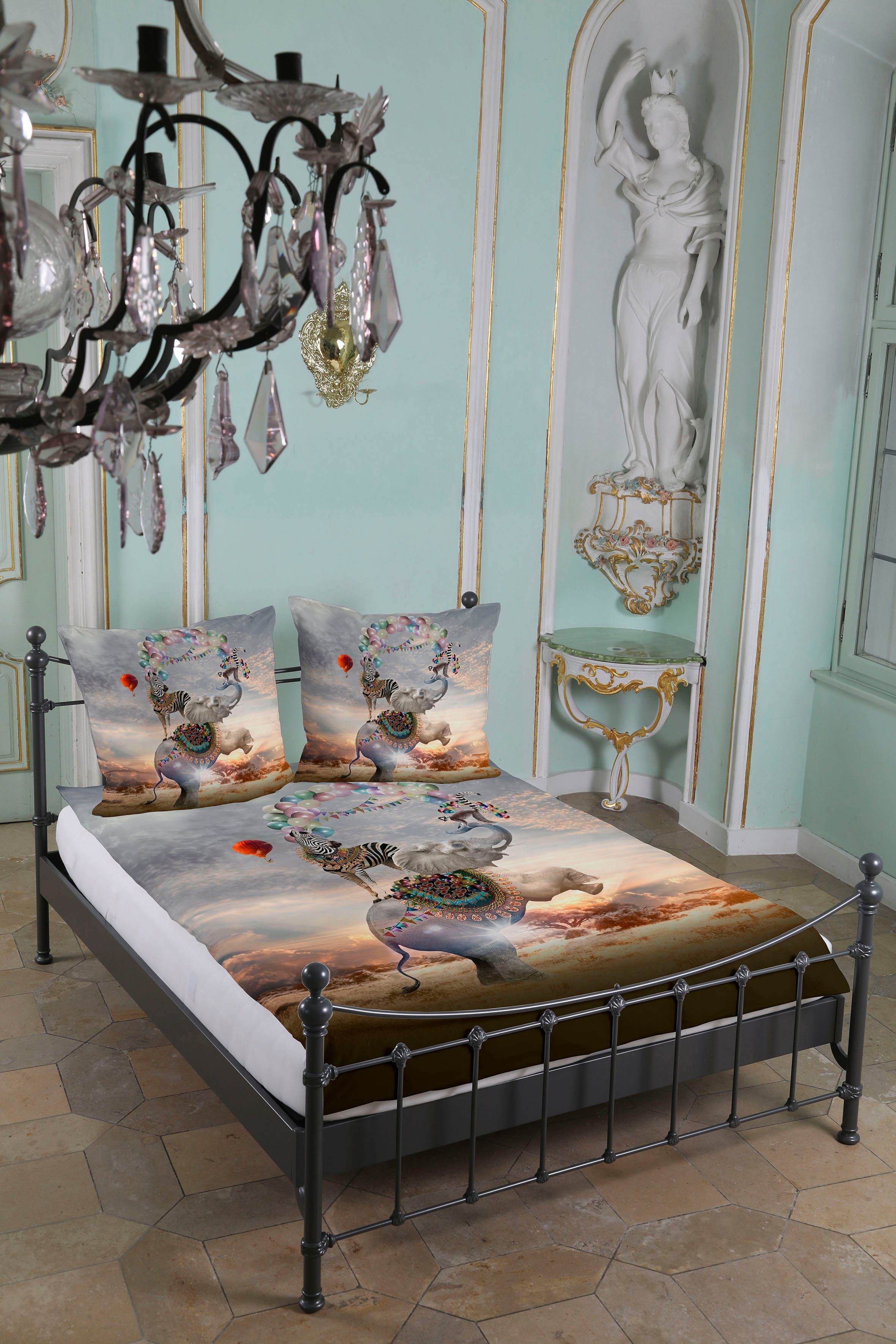 CASATEX Beddengoed Africa elegant, interessant, dierlijk afrikaans ontwerp (2-delig)