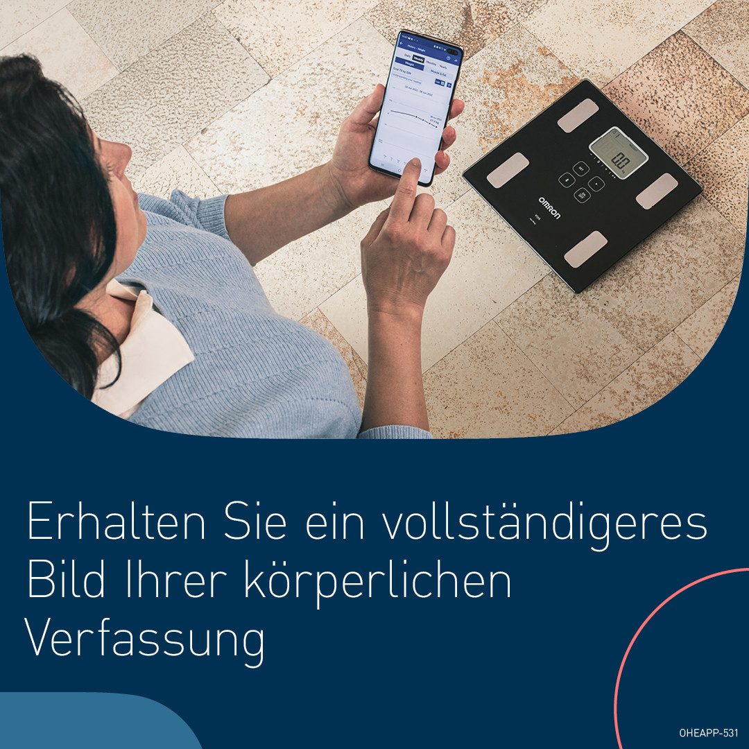 Omron Lichaamsanalyse weegschaal VIVA HBF-222T-EBK