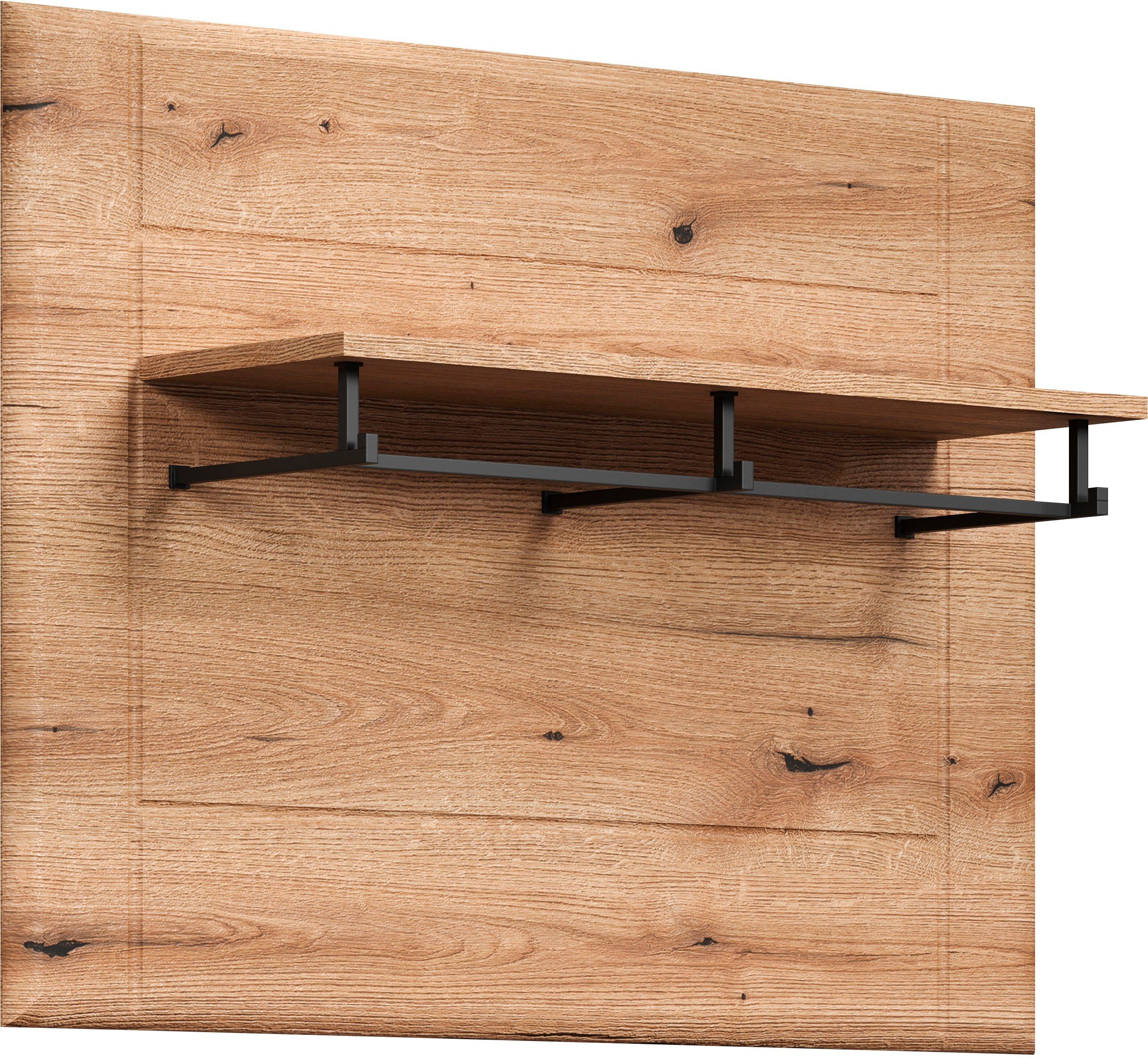 INOSIGN Wandrek Graz Afmetingen (B/H/D in cm): (91/70/26) - kleur: wit hoogglans en eik (1 stuk)