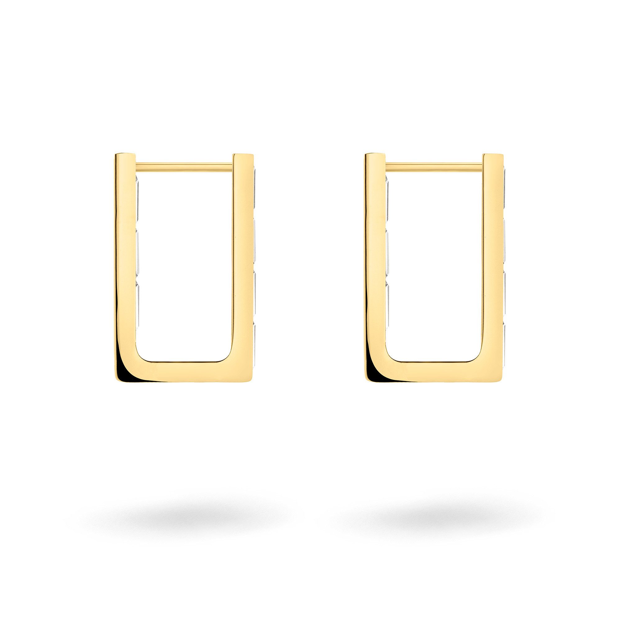 Liebeskind Berlin Paar creolen Sieraden Geschenk RVS Oorbellen Sparkling Link, LJ-1464, LJ-1465