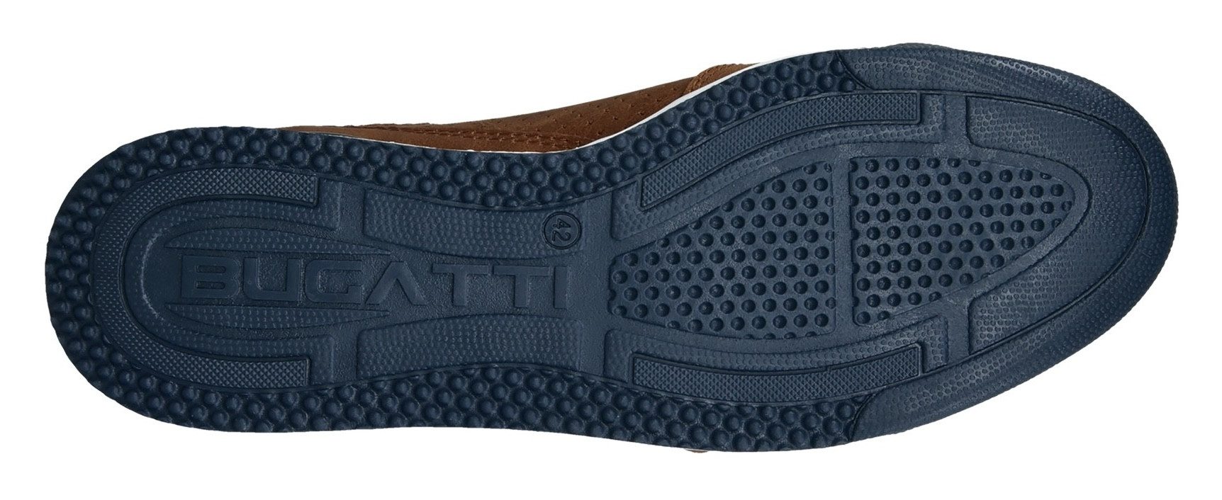 Bugatti Sneakers , veterschoen, lage schoen, vrijetijdsschoen met contrastafwerkingen