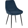 inosign stoel niam in een modern design (set, 2 stuks) blauw