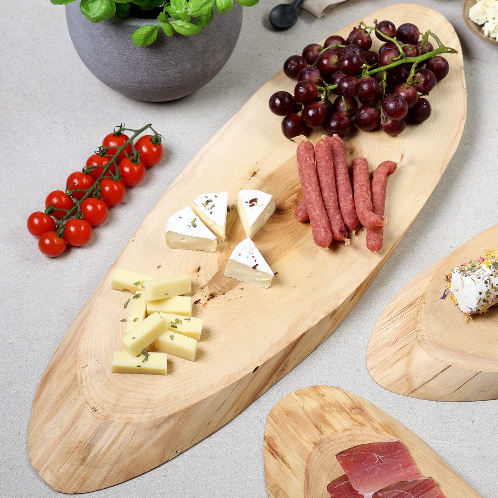 KESPER for kitchen & home Serveerblad Plank van berkenhout, FSC (1 stuk)
