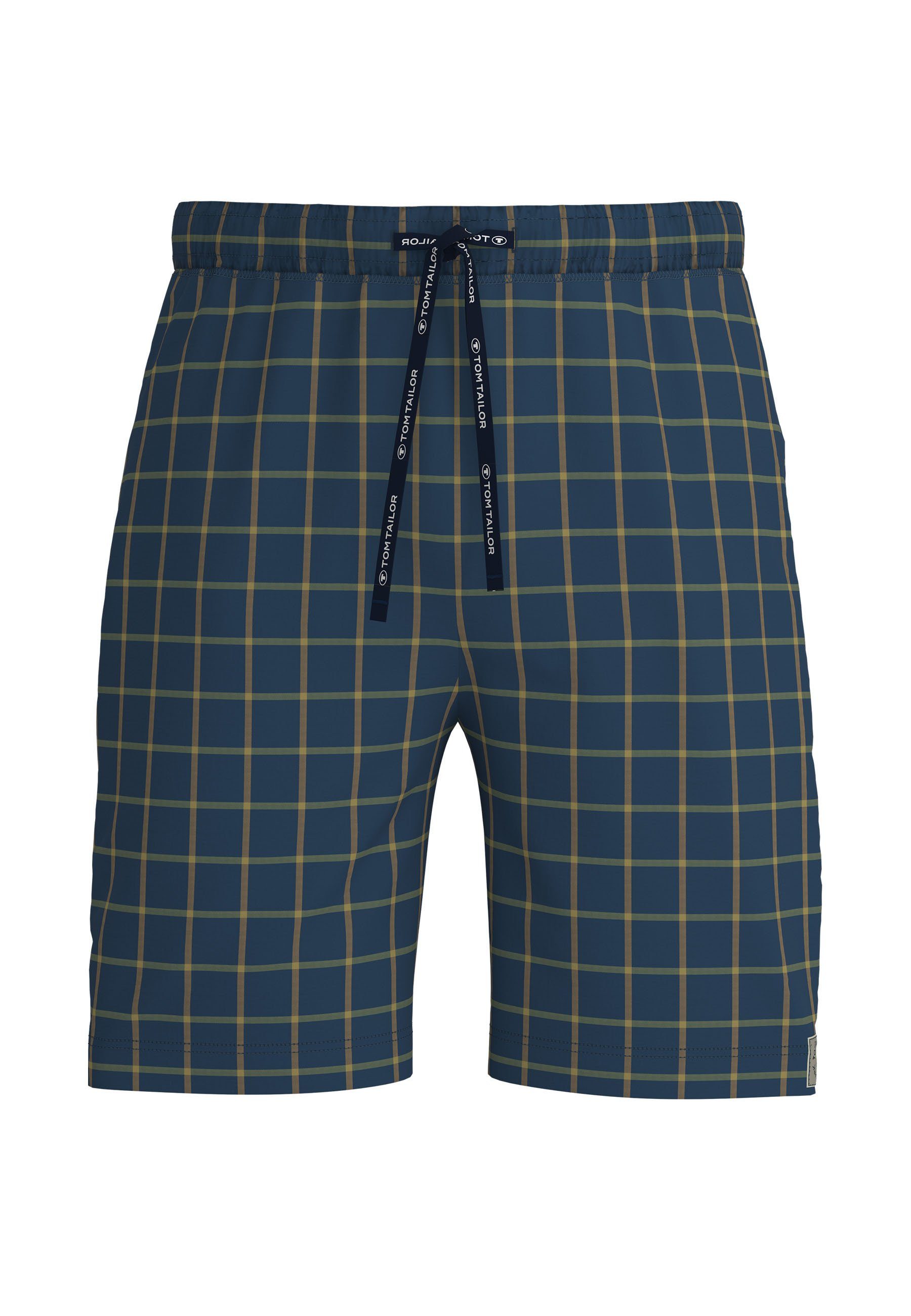 Tom Tailor Bermuda met tijdloos ruitpatroon