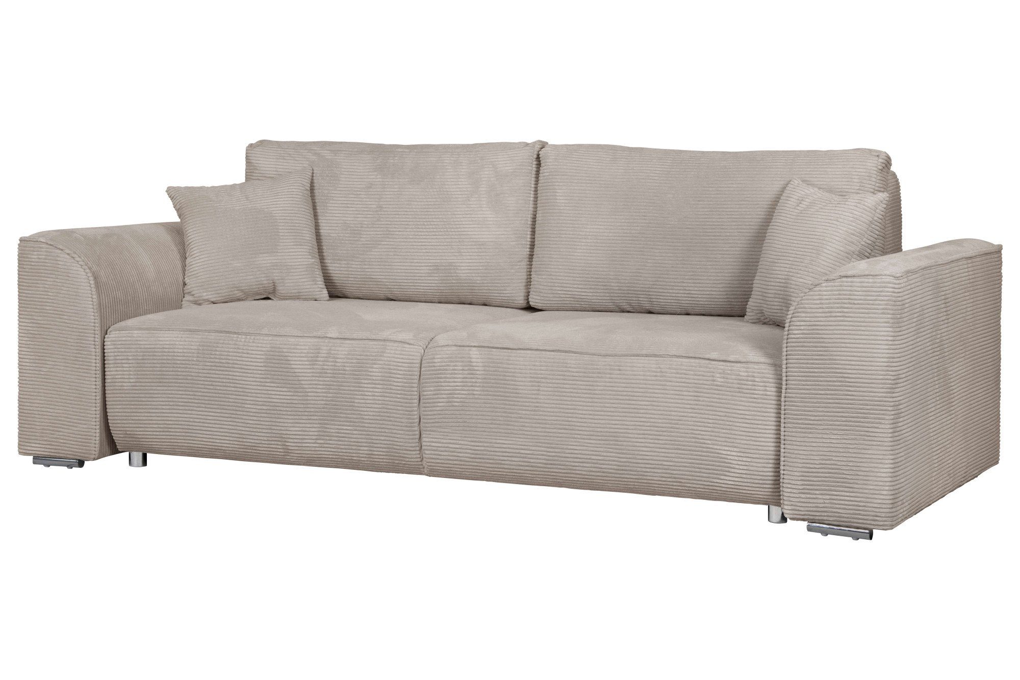 INOSIGN 3-zitsbank BEATRICE optionele slaapbank met bedlade, B/D/H 250/107/92 cm