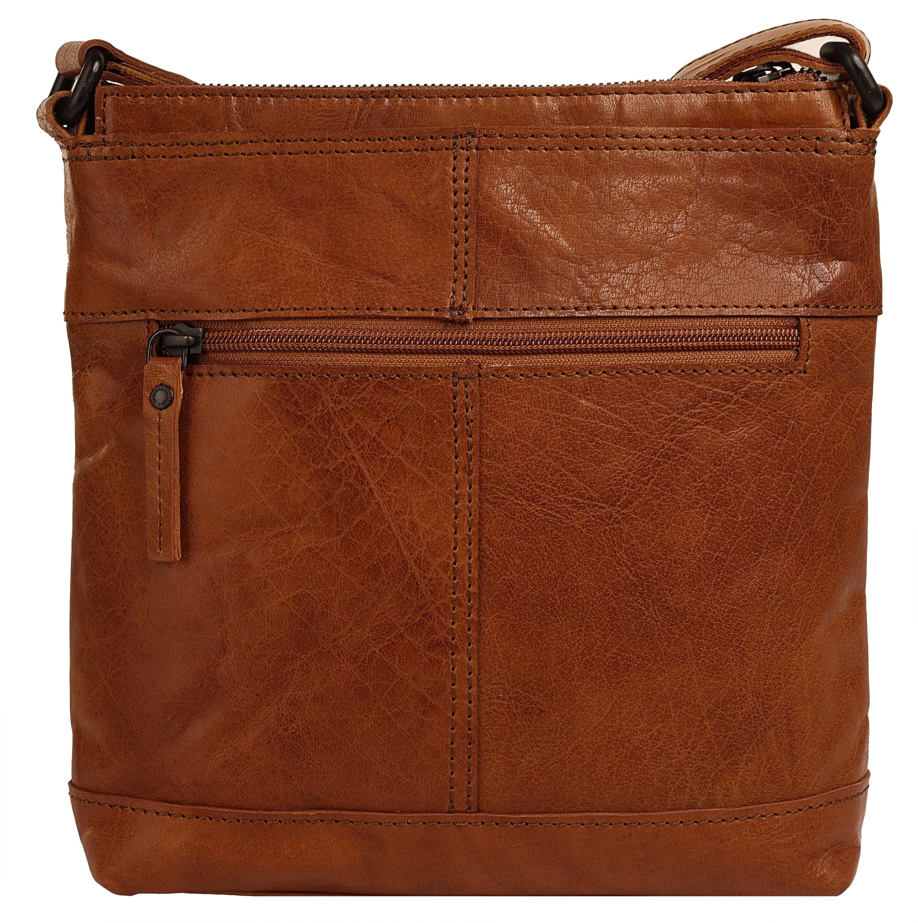 Spikes & Sparrow Schoudertas echt leder