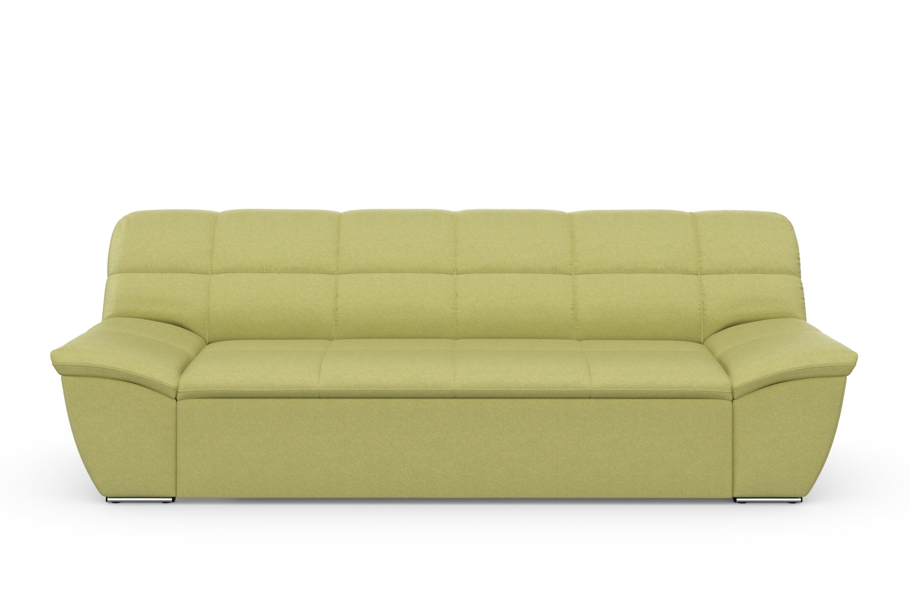 DOMO collection 3-zitsbank Splash, moderne stiksels in de zitting en rug, comfortabel,