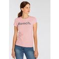 bench. t-shirt leora met logoprint roze