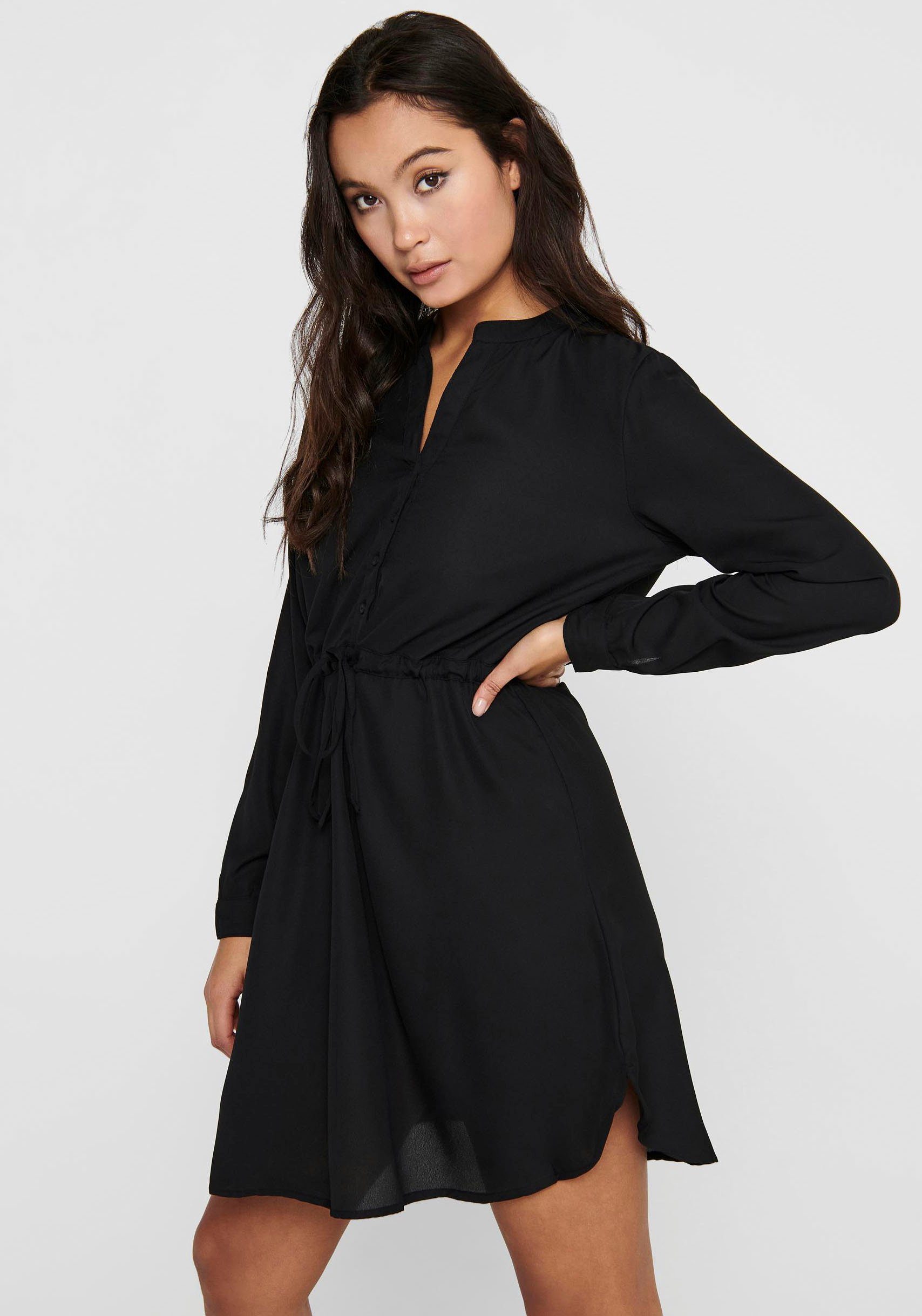 Only Gedessineerde jurk ONLCORY L/S V-NECK TUNIC