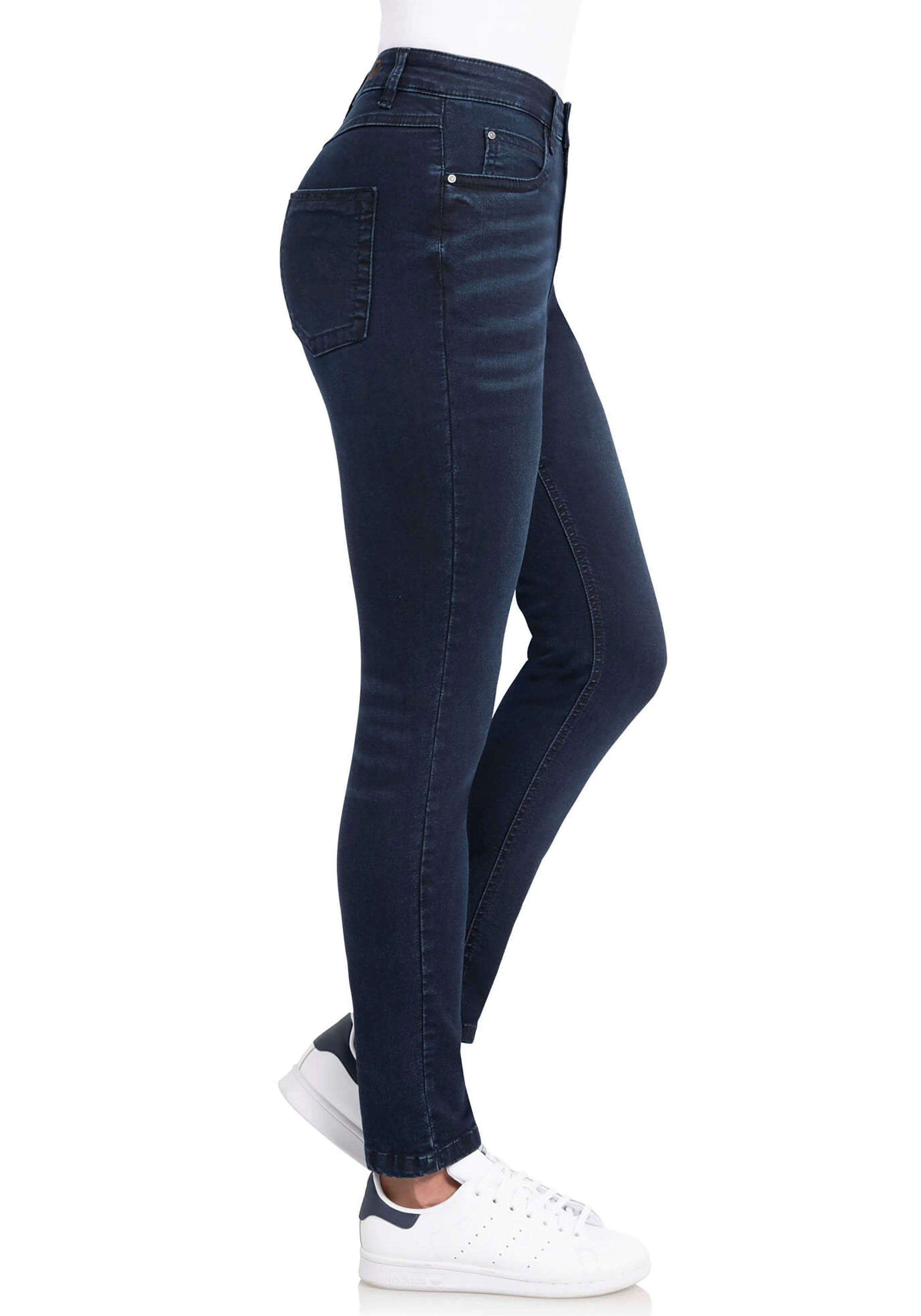 wonderjeans High-waist jeans High Waist WH72 Hoog opgesneden met iets verkorte pijpen