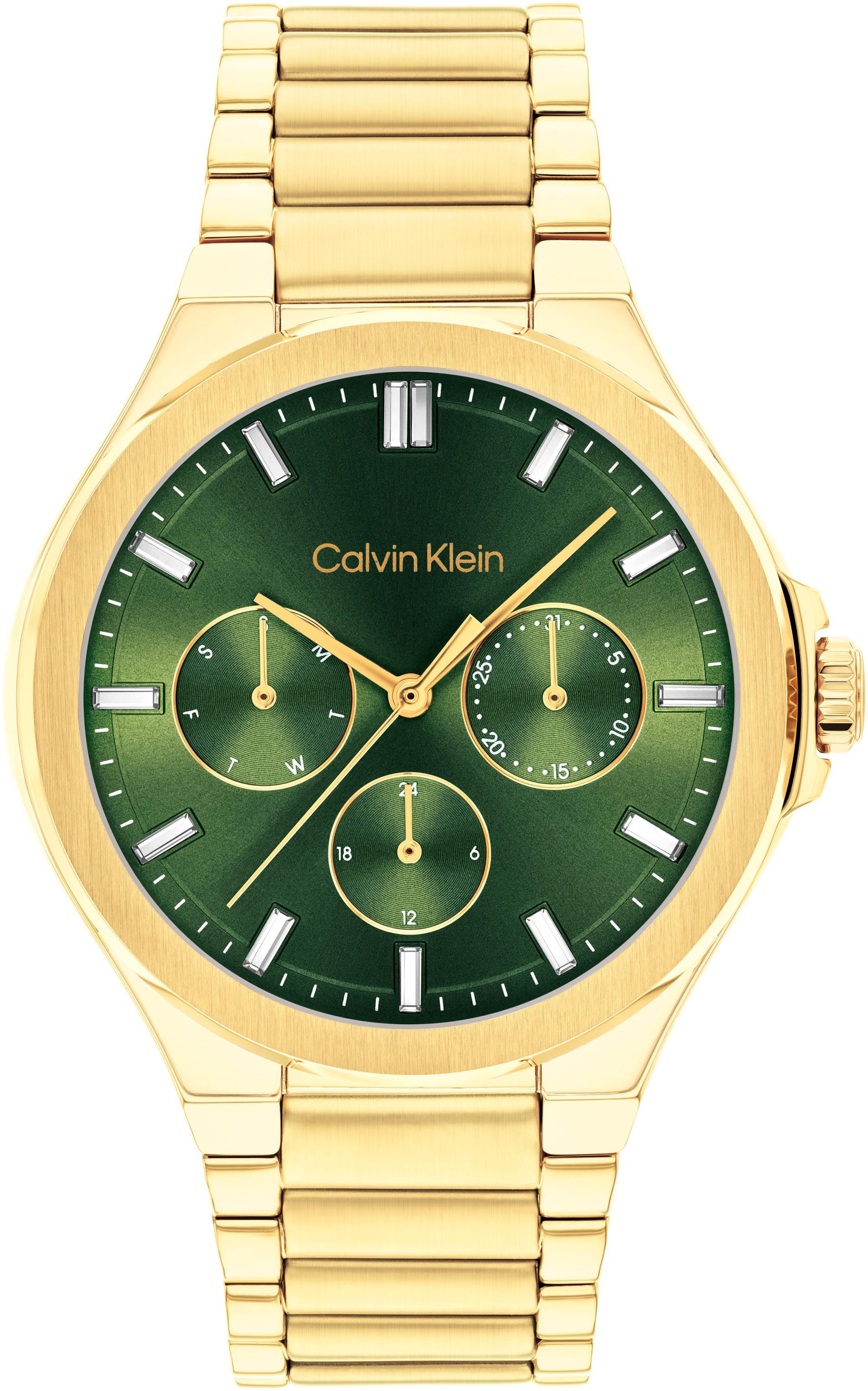 Calvin Klein Multifunctioneel horloge VIBRANCY Horloge, quartz, dameshorloge, dag, weekdag, stalen...