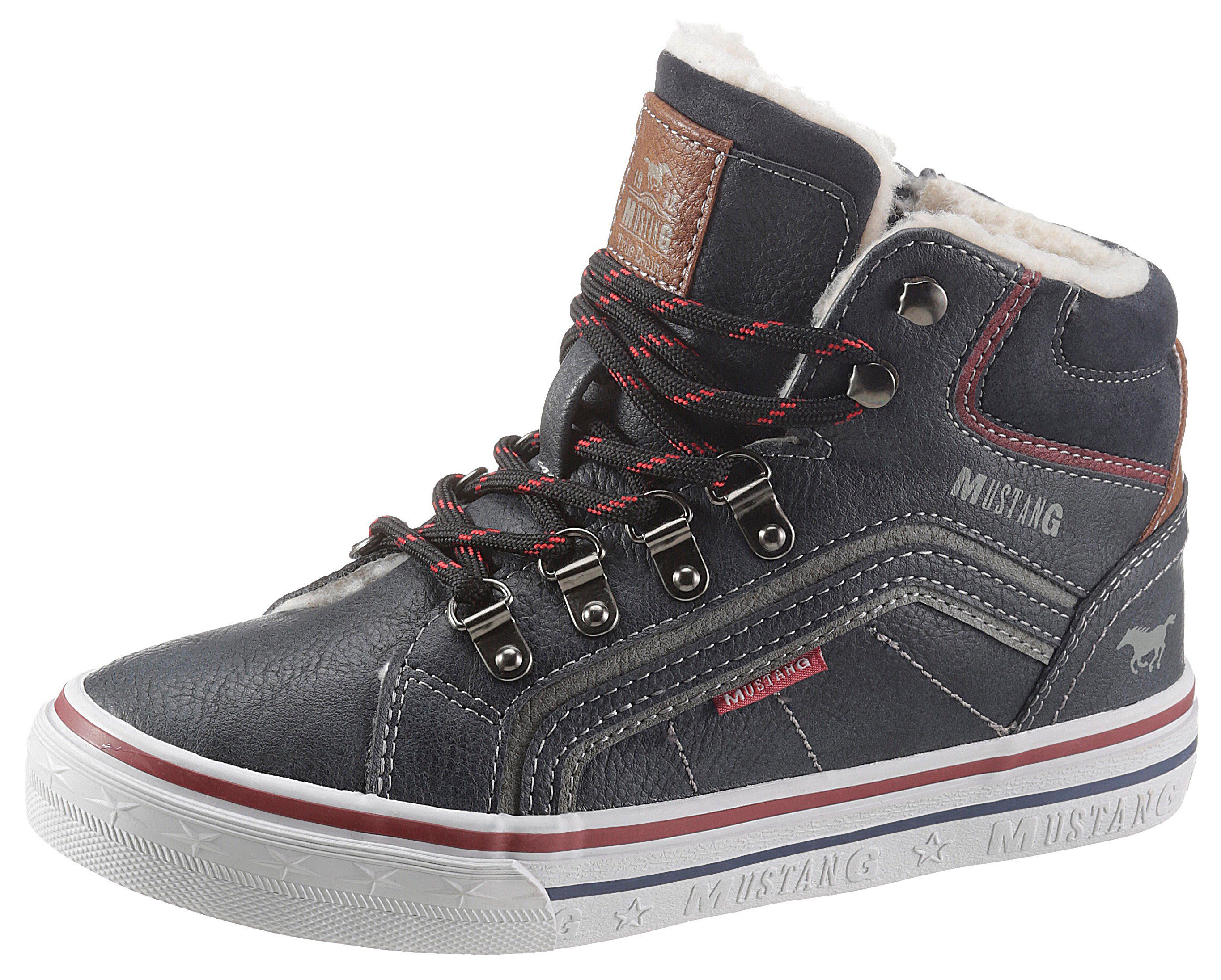 Mustang Shoes Winterlaarzen met modieus contrastbeleg nu online kopen | OTTO