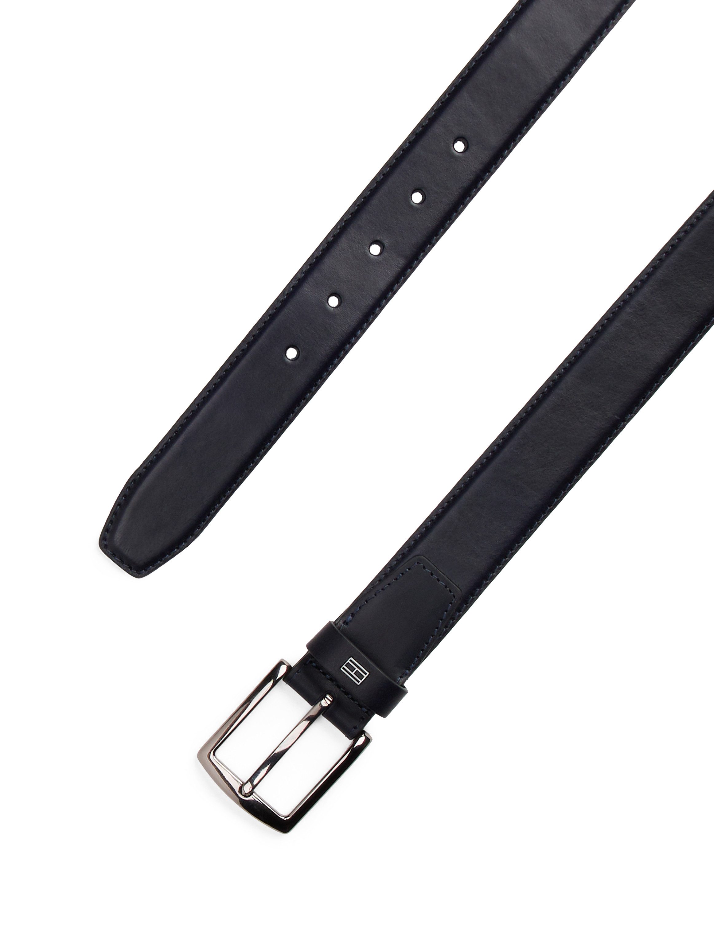 Tommy Hilfiger Leren riem DENTON ELEVATED 3.5 In grootte verstelbaar