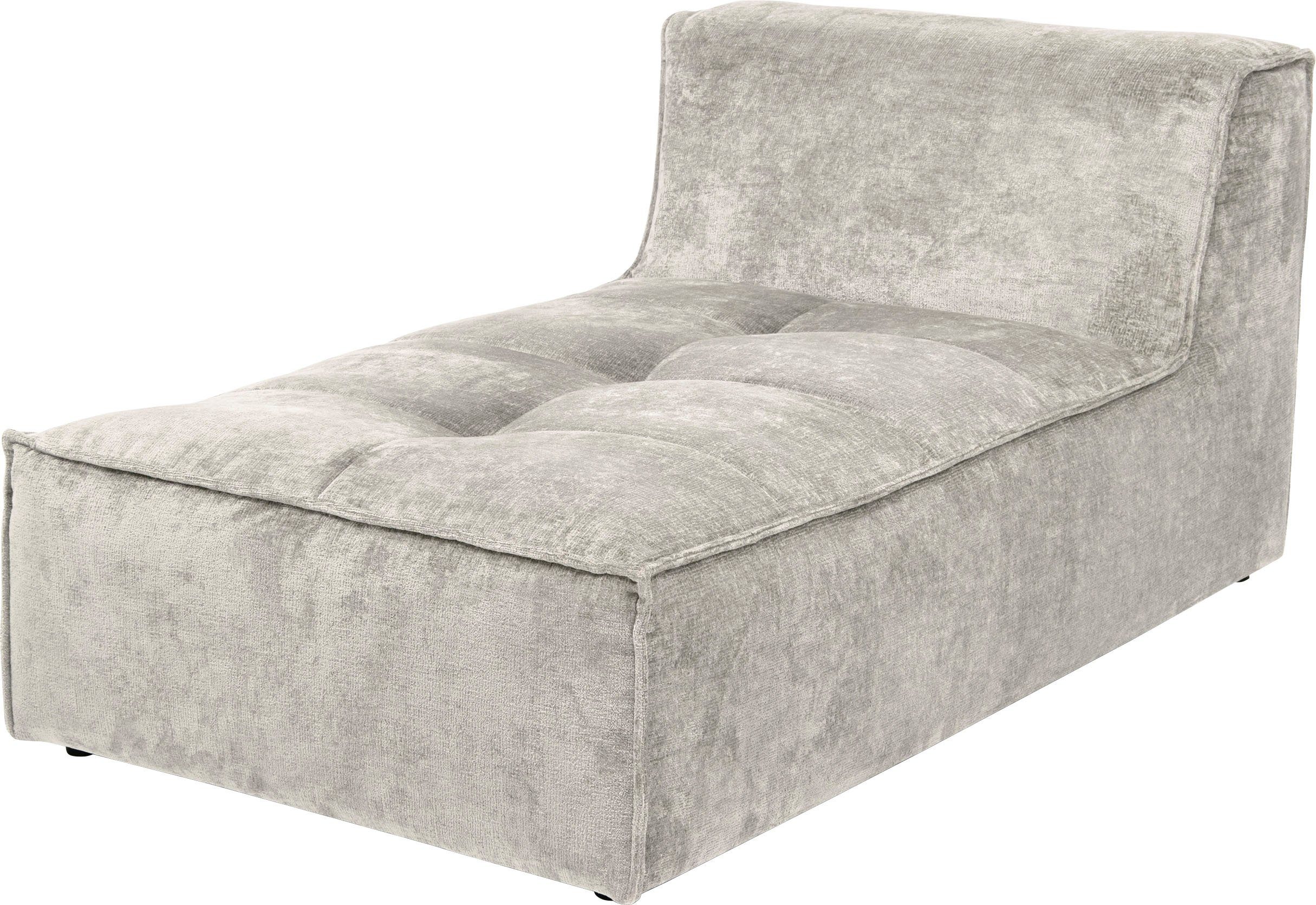 RAUM.ID Sofaelement Monolid kan worden gebruikt als module of afzonderlijk, bekleding in teddy-look (1 stuk)