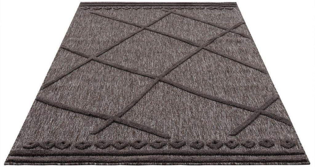 Carpet City Vloerkleed SANTORINI 58578 3d-design: pool met een reliëfeffect, geschikt voor binnen en buiten