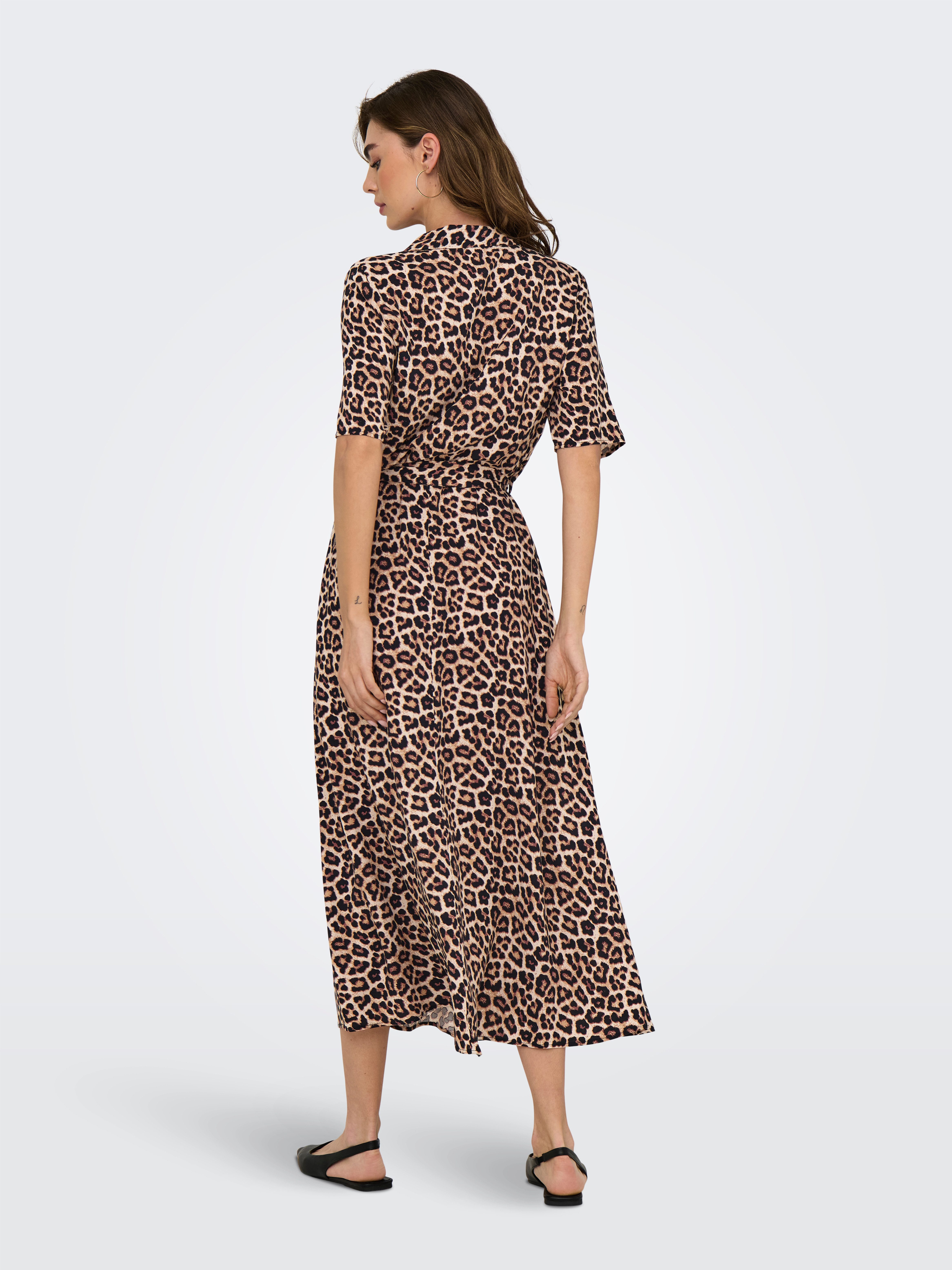 JDY Jurk met overhemdkraag JDYSTARSEZEN LIFE 2/4 MIDIDRESS WVN NOOS