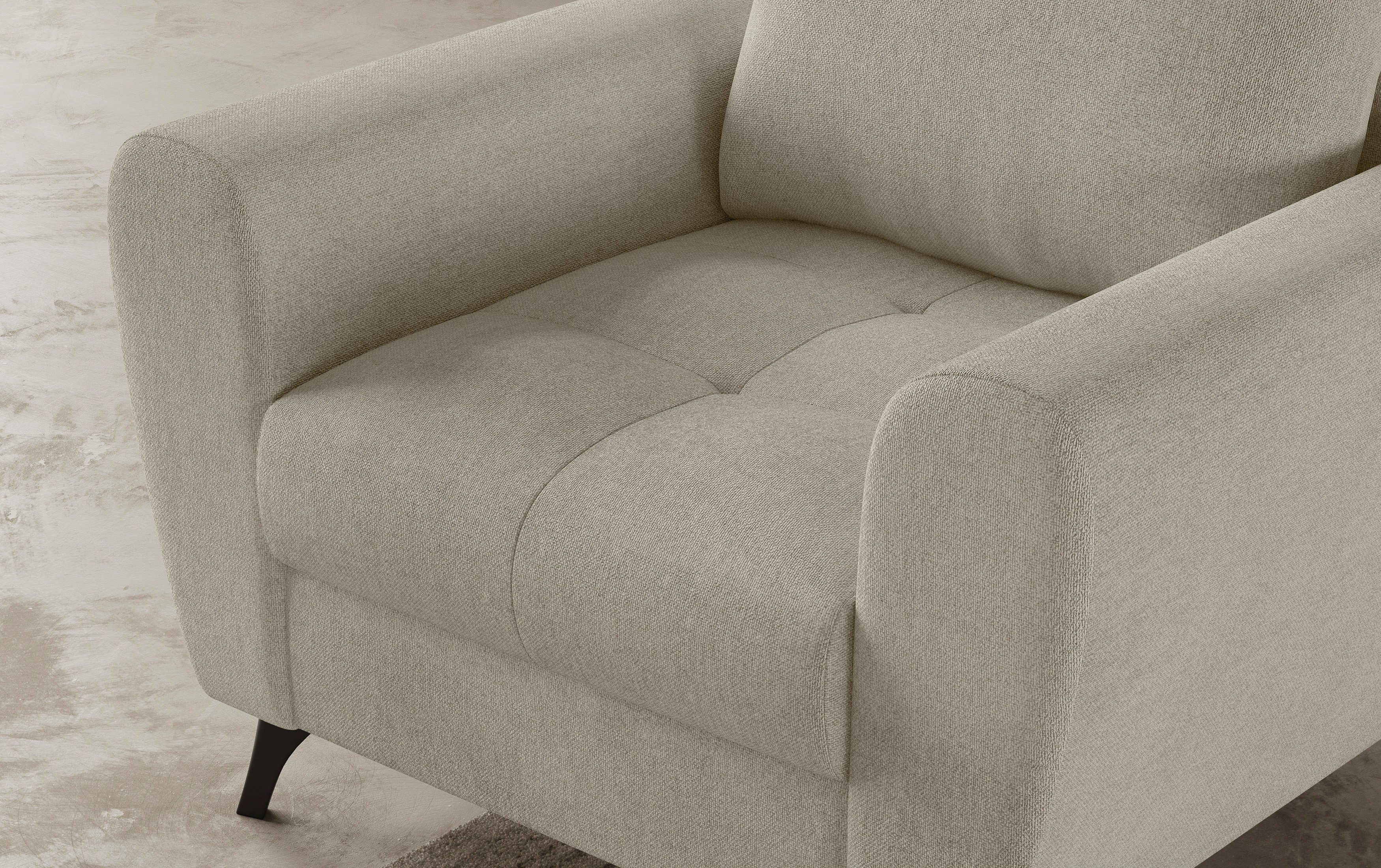 Mr. Couch Fauteuil Blackburn II Geschikt voor de set, optioneel met koudschuim