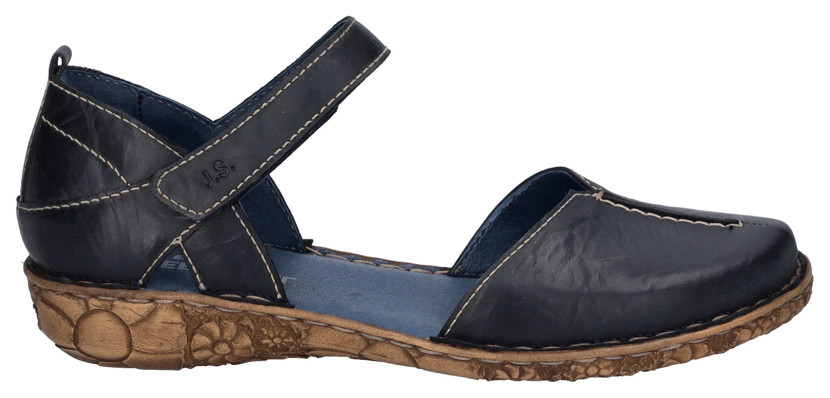 Josef Seibel Ballerina's met riempje ROSALIE 42 , sandaal, gespschoen, comfortschoen met klittenbandsluiting