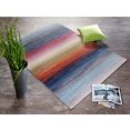 oci die teppichmarke vloerkleed rainbow stripe bijzonder zacht door microvezel, woonkamer multicolor