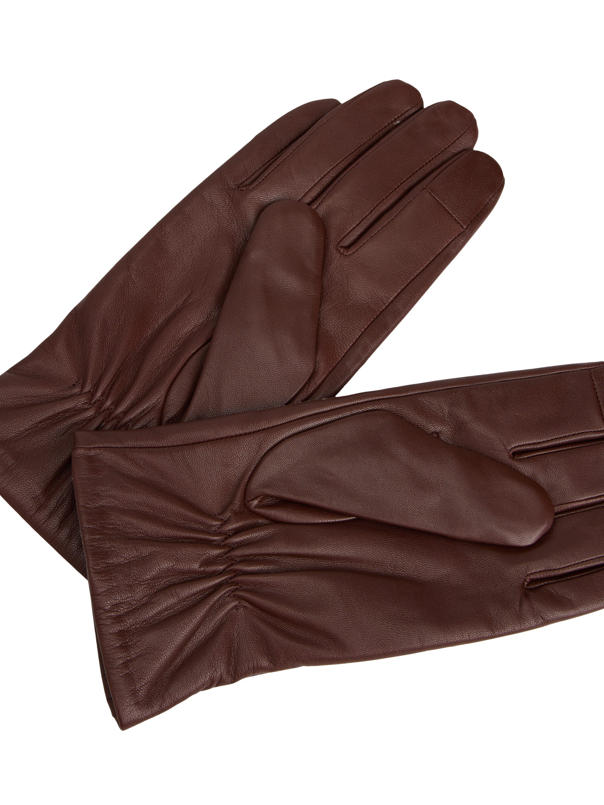 Tommy Hilfiger Leren handschoenen ESSENTIAL FLAG LEATHER GLOVES