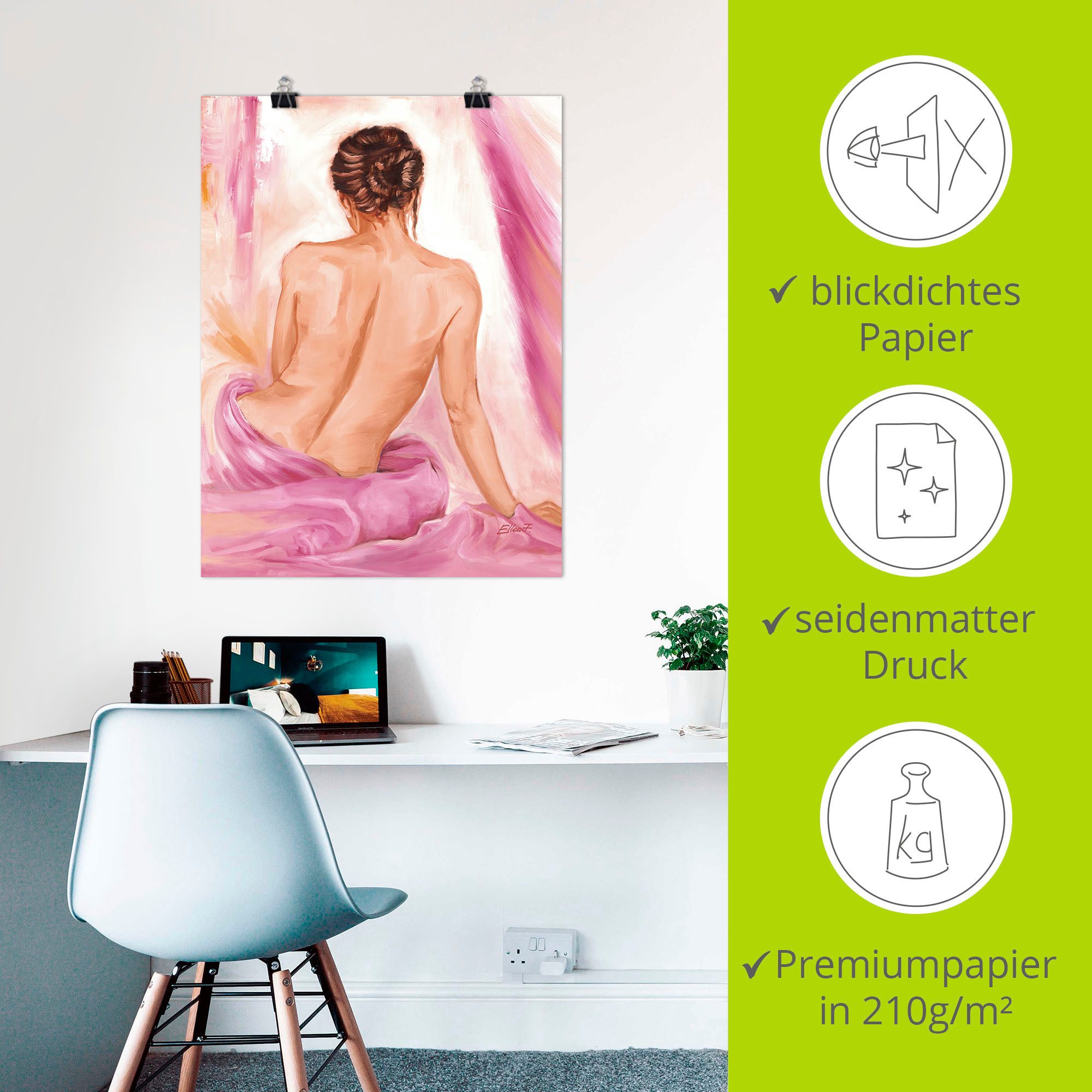 Artland Artprint Akt II als artprint op linnen, poster, muursticker in verschillende maten
