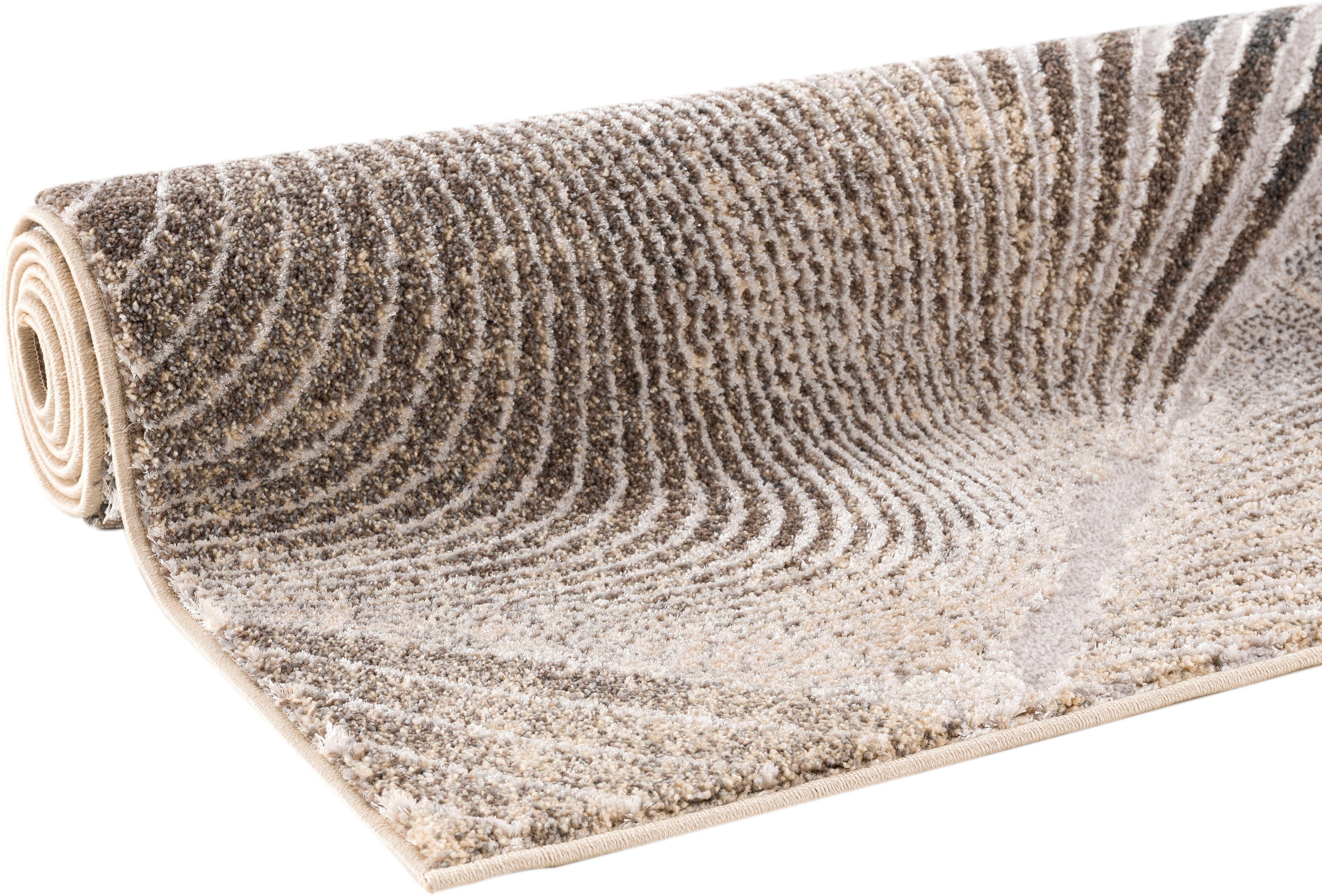 Home affaire Vloerkleed Falco met glansgaren, korte pool, het ideale vloerkleed voor woonkamer & slaapkamer