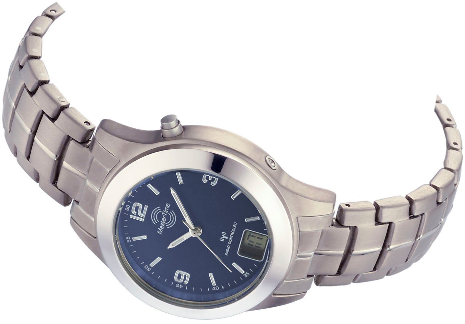 MASTER TIME Radiografisch horloge Titanium Horloge, quartz, dameshorloge, datum, glow-in-the-dark wijzers