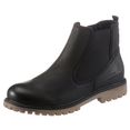 tom tailor chelsea-boots met gestempeld logo zwart