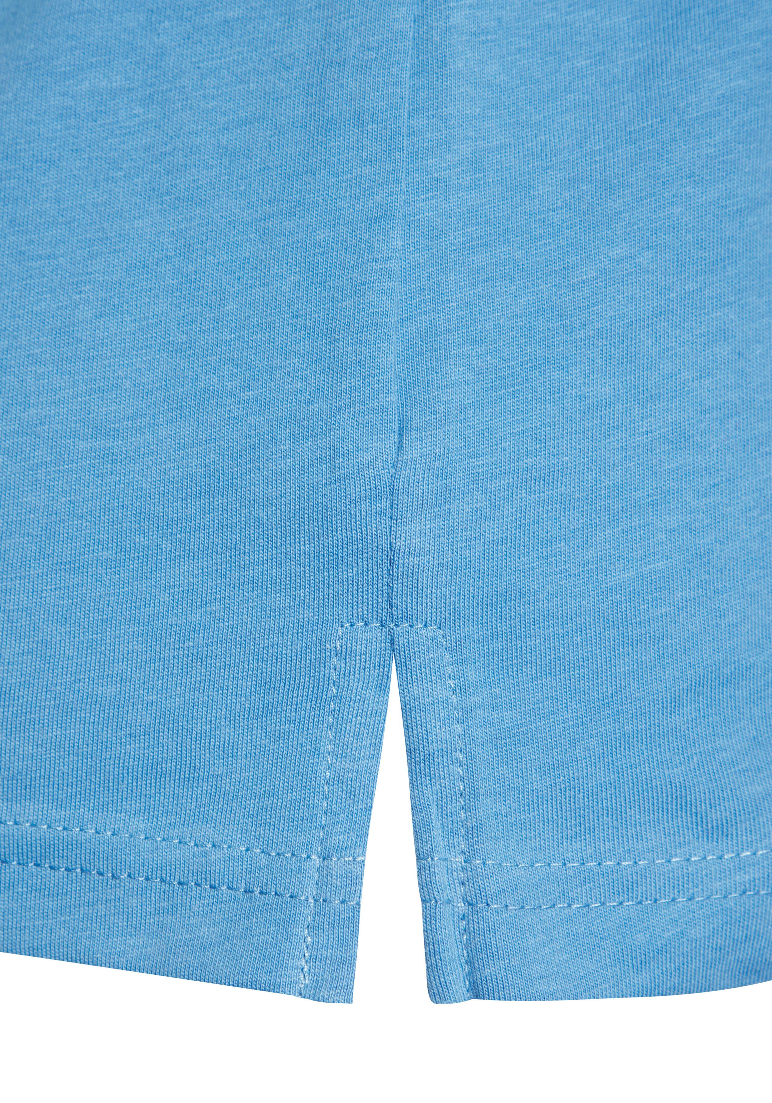 Beachtime T-shirt Met modieuze opening aan de zoom