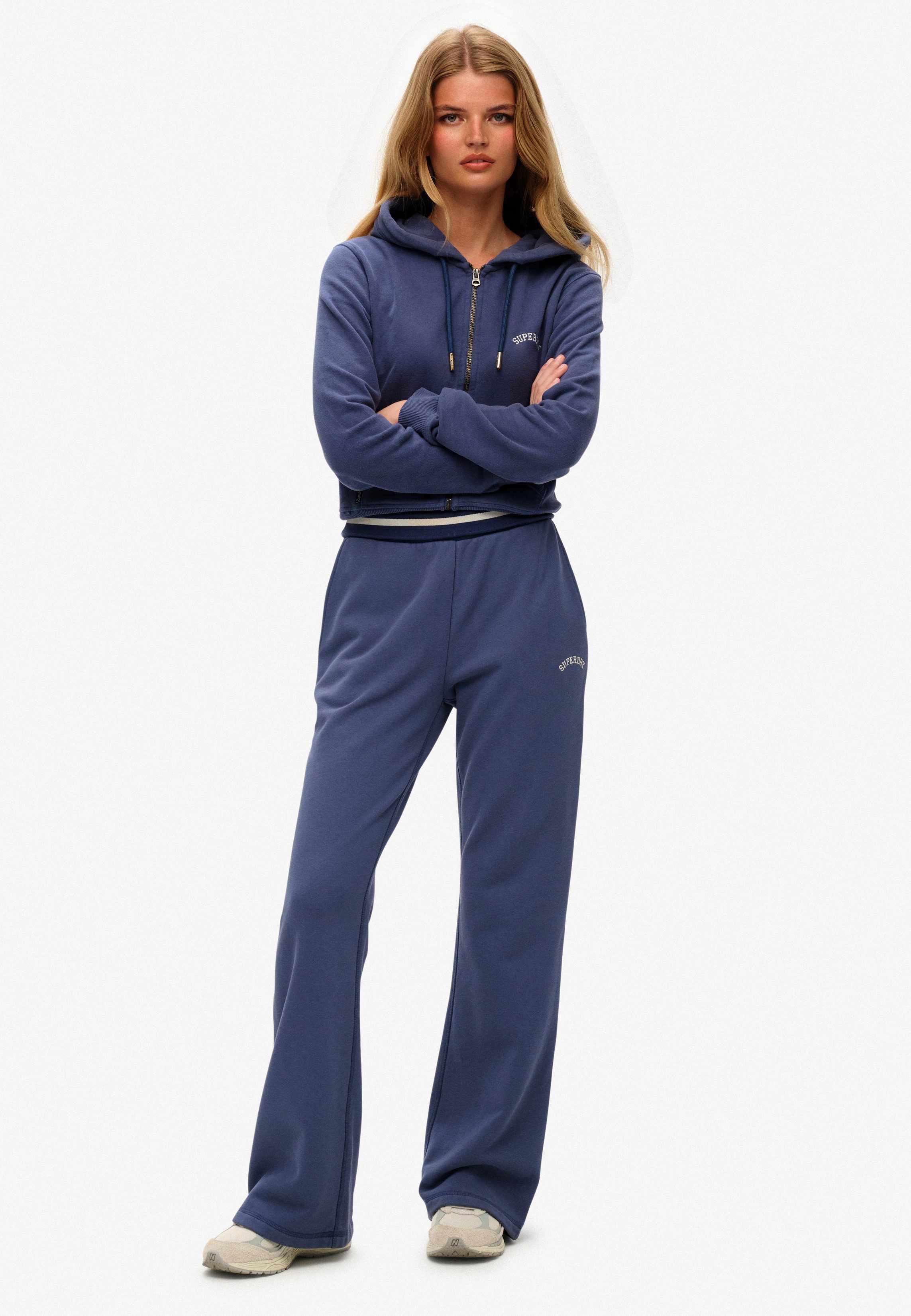 Superdry Sweatbroek ESSENTIAL LOGO LR FLARE JOGGER