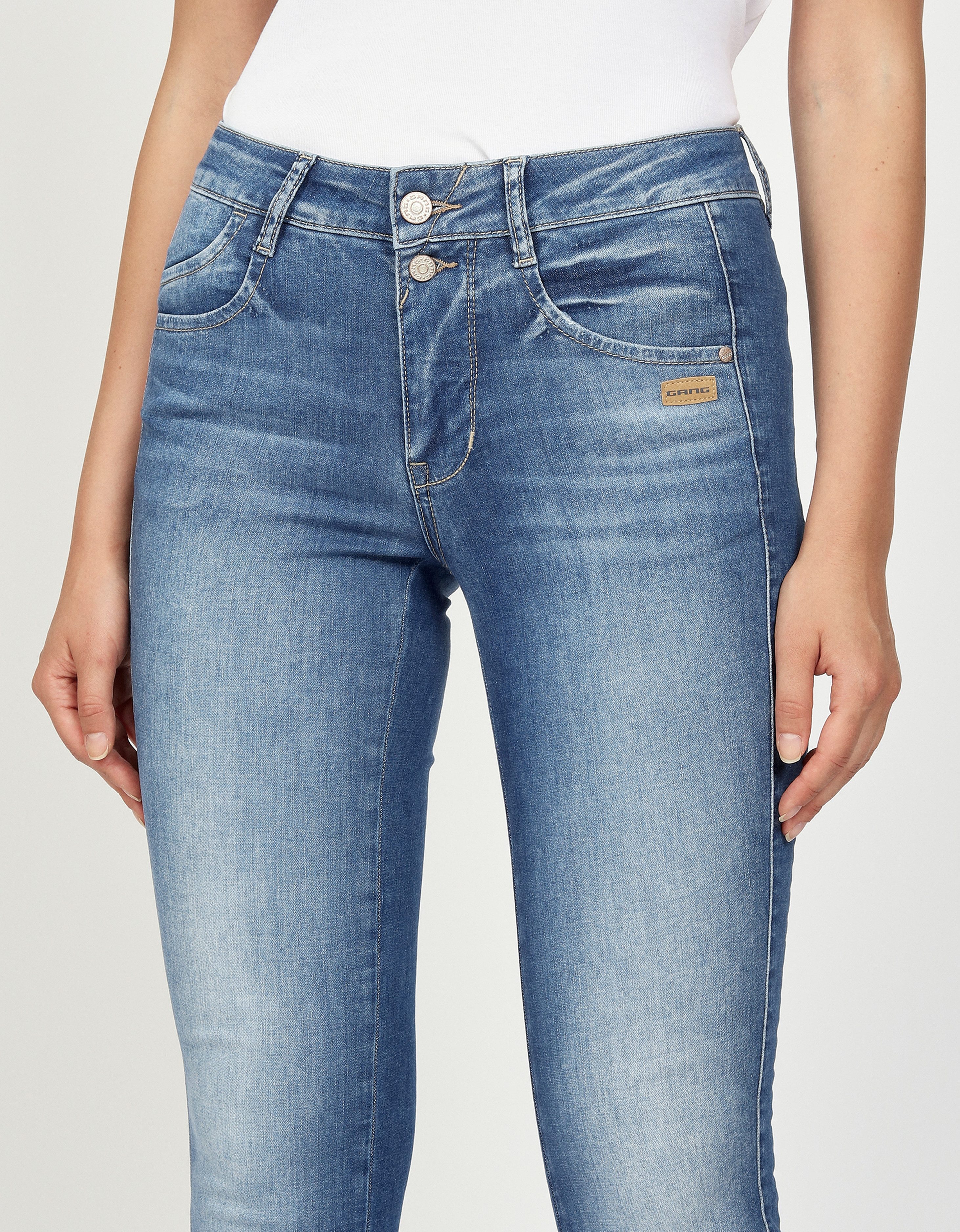GANG Slim fit jeans 94SANA met galons