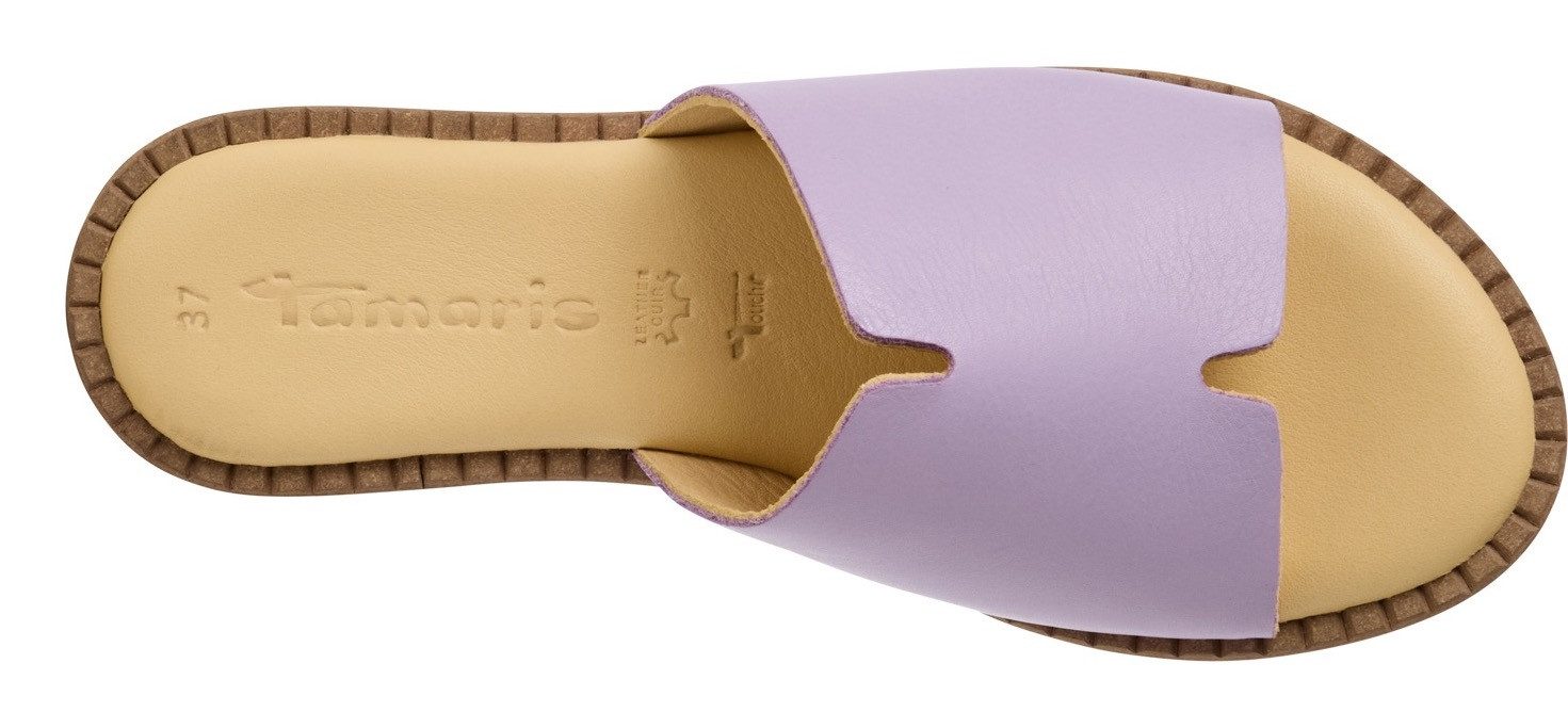 Tamaris Slippers zomerschoen, slippers met brede bandage