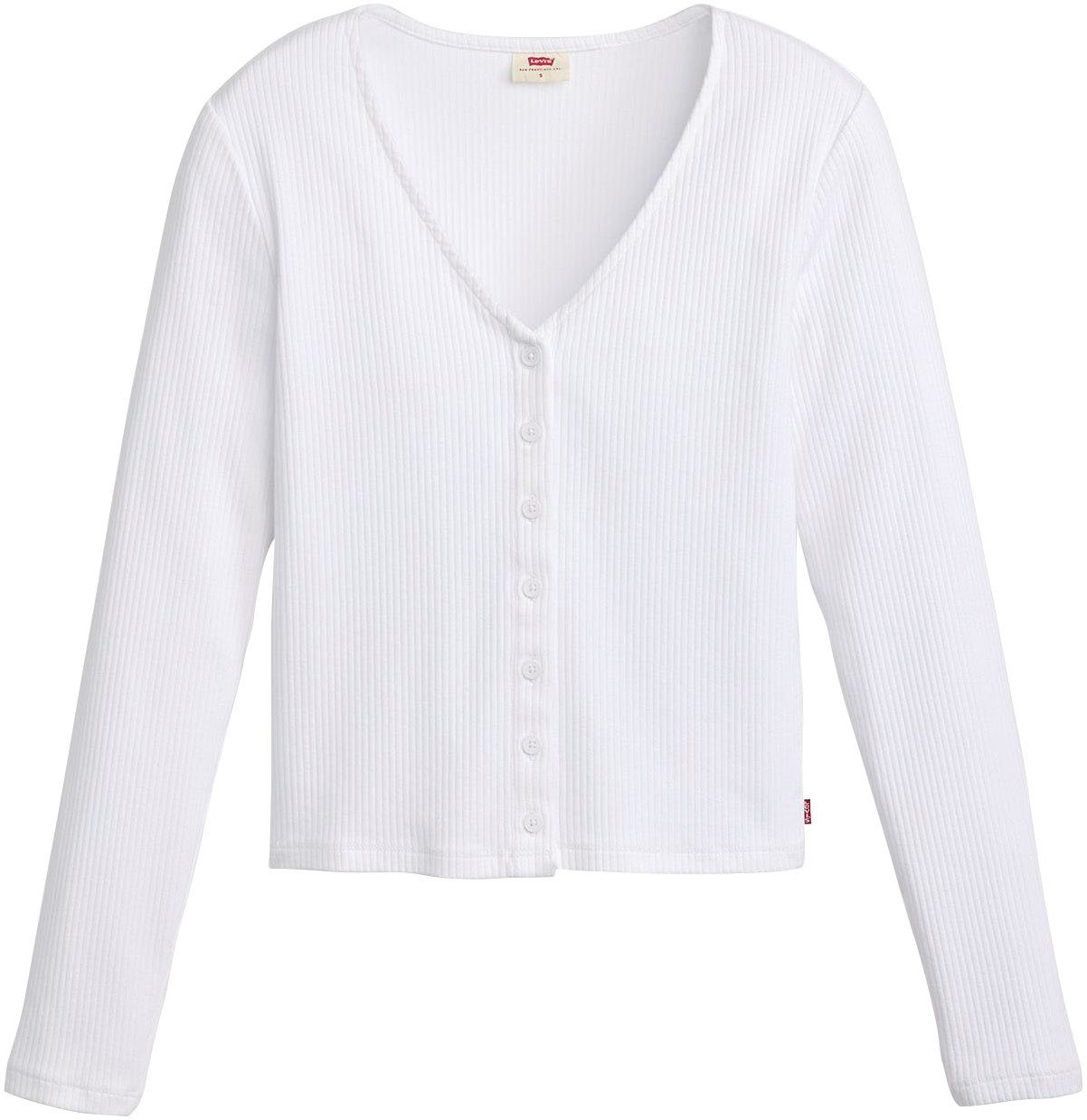 Levi's® Vest met knoopsluiting en in structuur-look