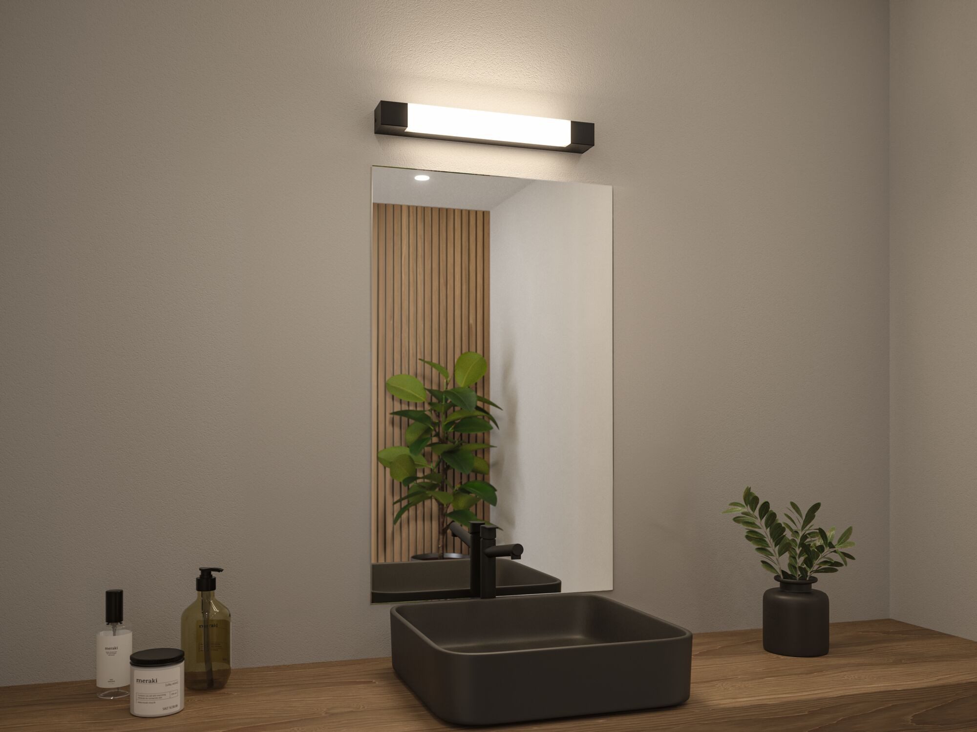 Paulmann Led-spiegellamp Selection Bathroom Spiegelverlichting Quasar IP44 3000K 230V 7,5W (1 stuk)