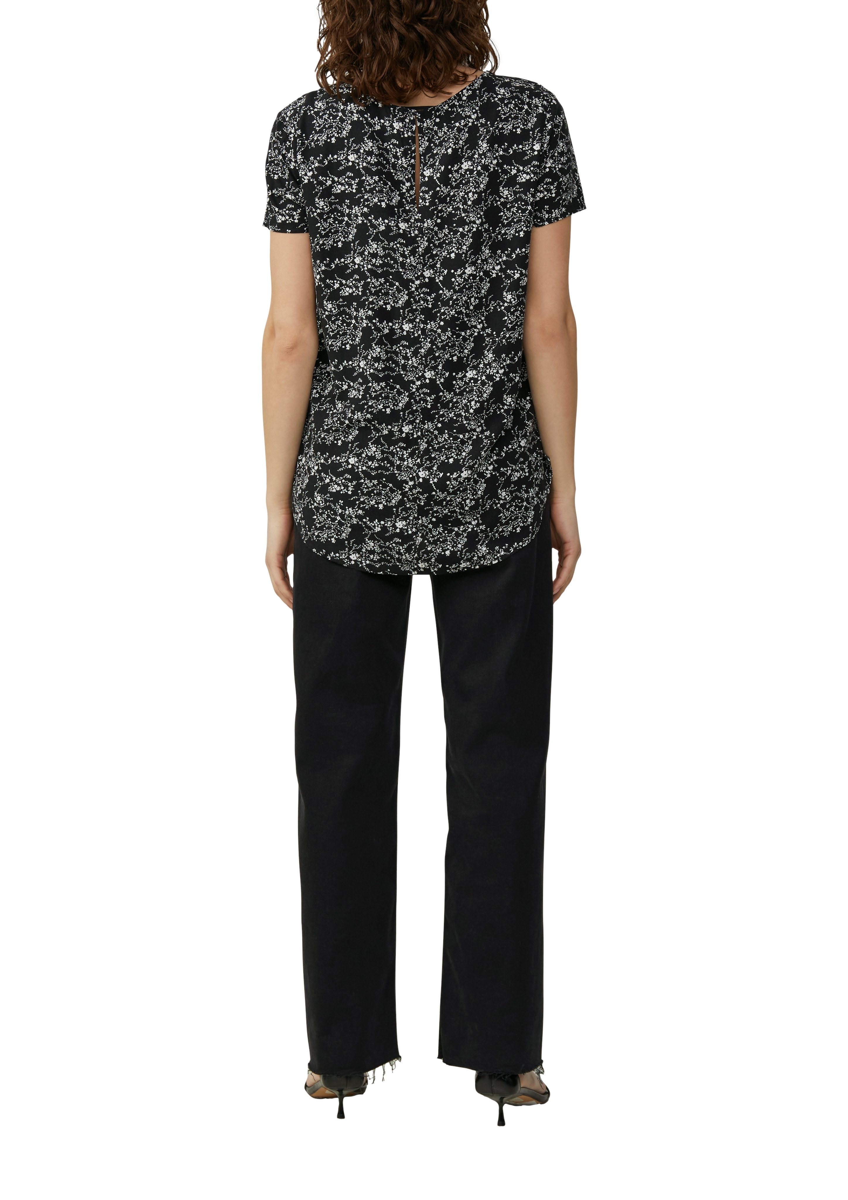 Q/S designed by Blouse met korte mouwen