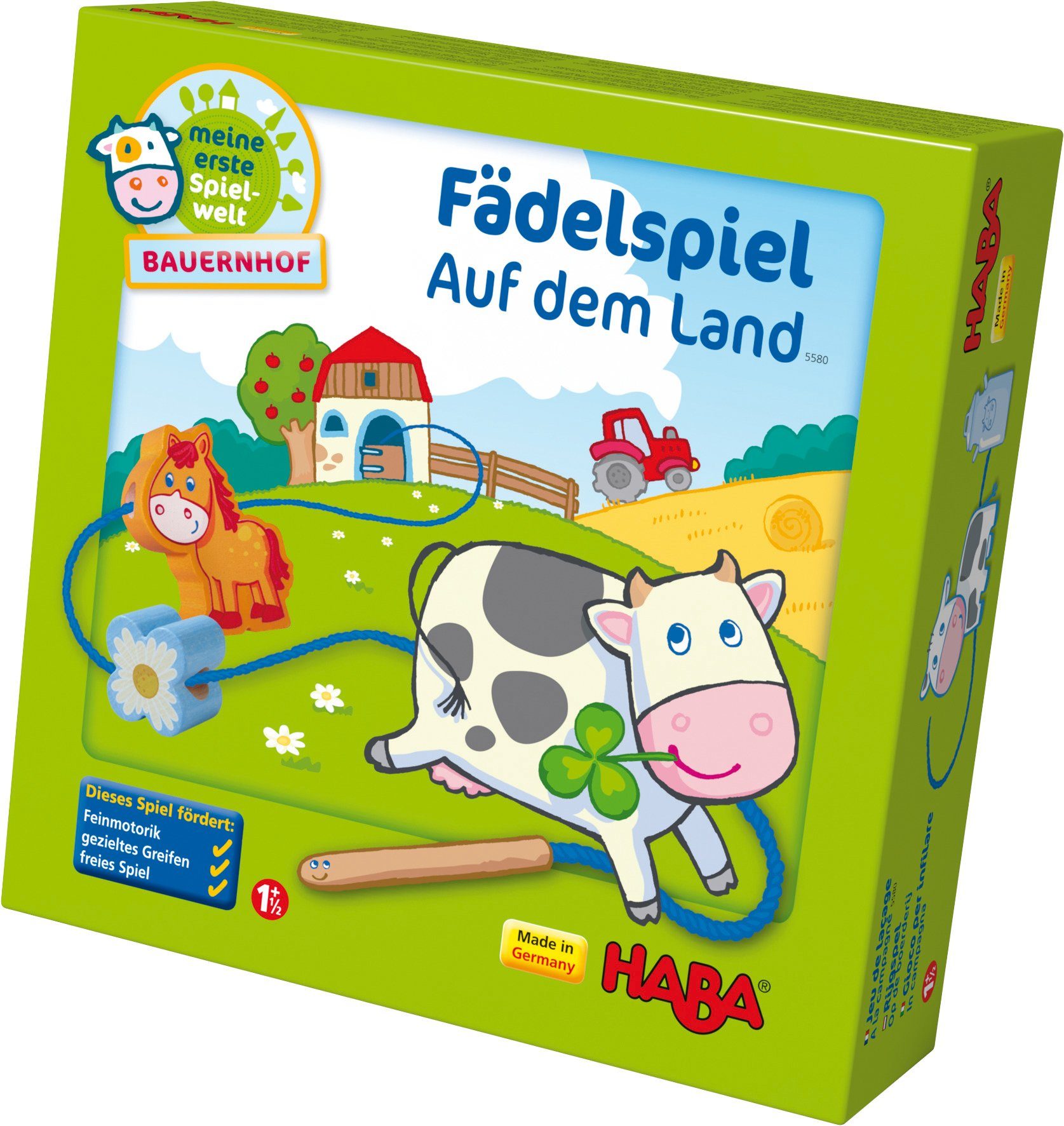 Haba Kralenspiraal Houten speelgoed, op het land