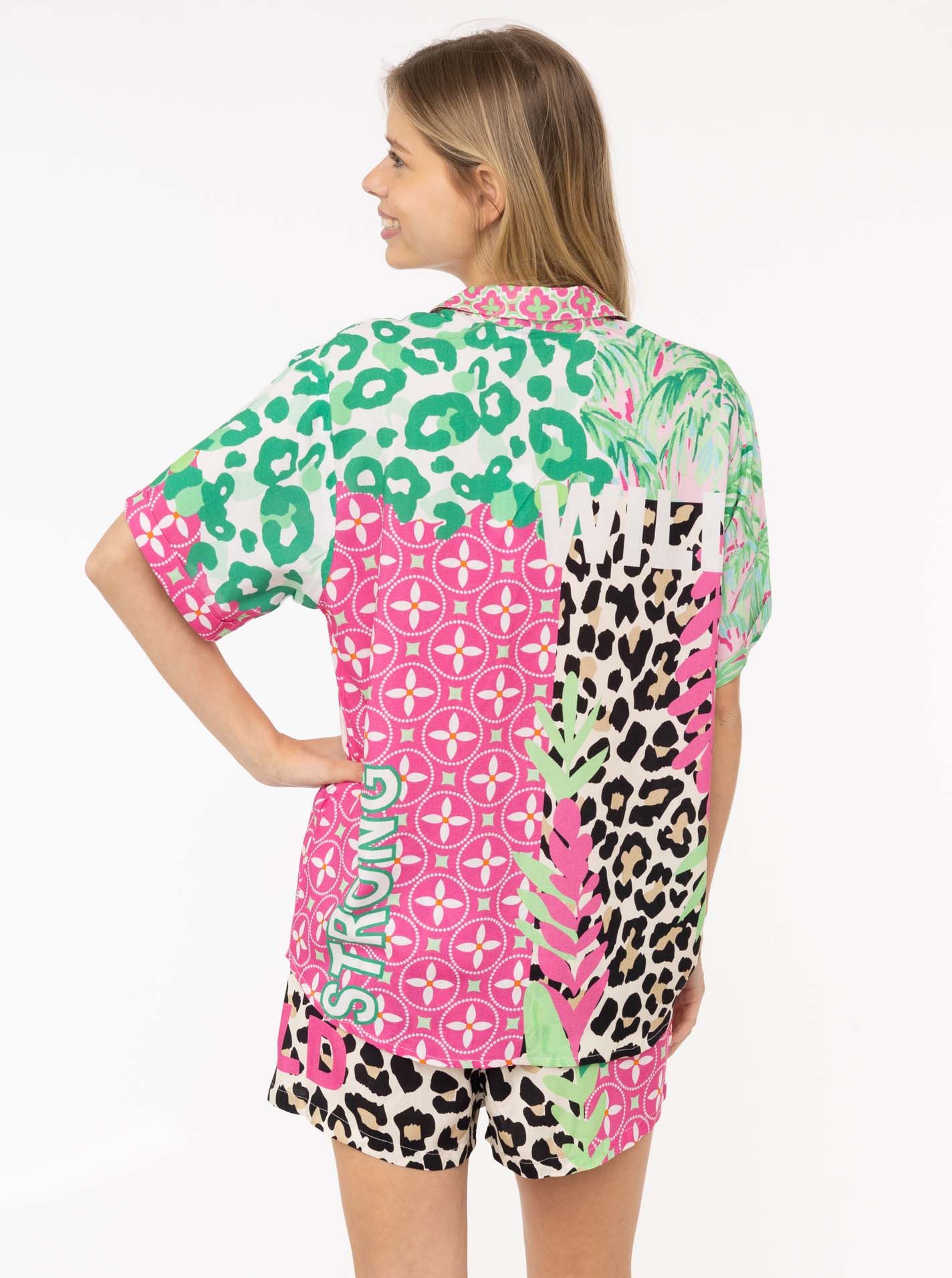 Zwillingsherz Shirtblouse "Wilde Jungle"
