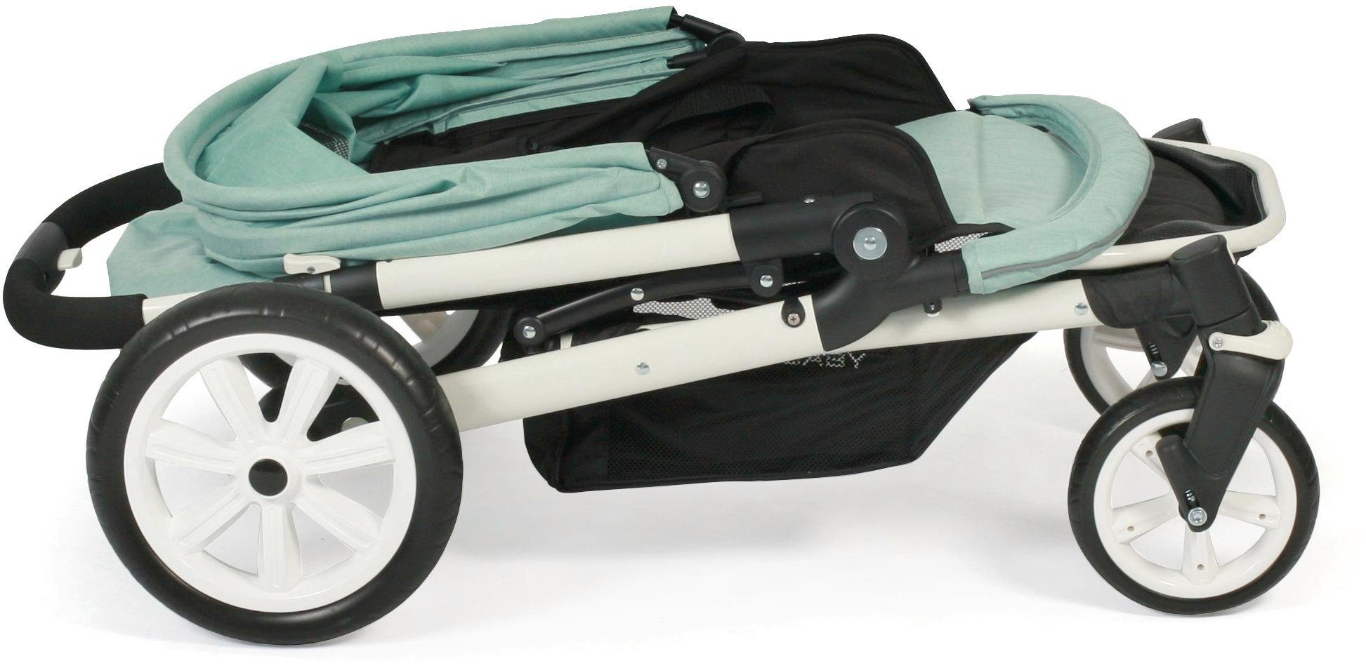 CHIC4BABY Sport-kinderwagen Boomer, mint met zwenkbare en vergrendelbare voorwielen