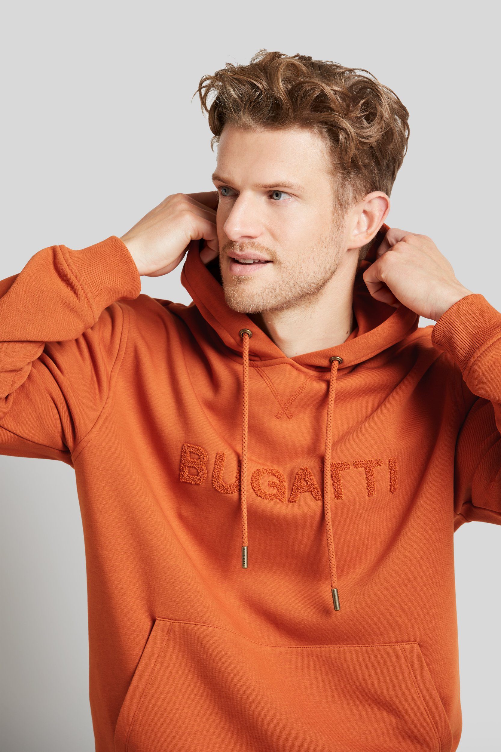 Bugatti Sweatshirt met logoprint