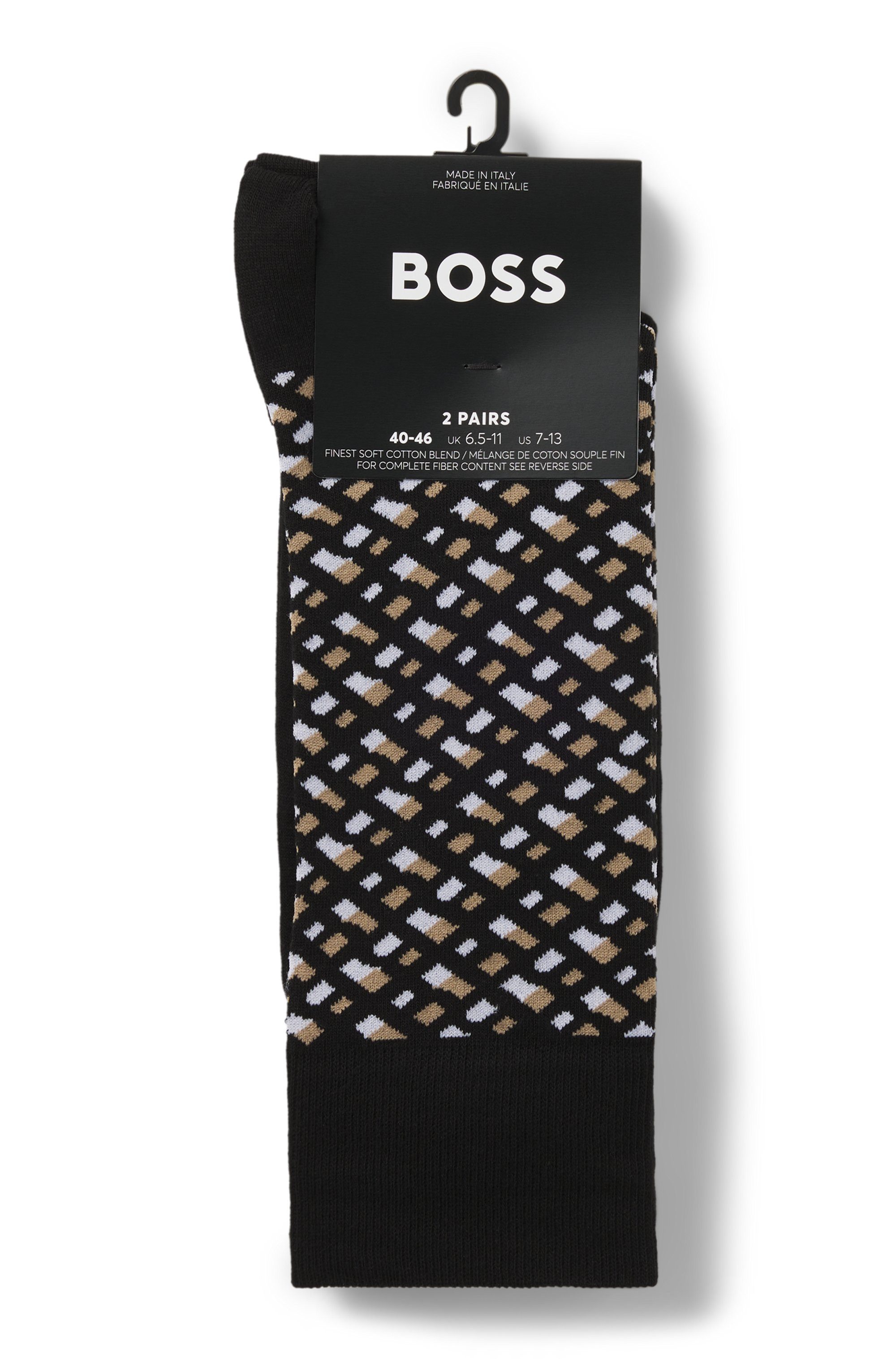 BOSS Sokken 2P RS Monogram CC (set, 2 paar)