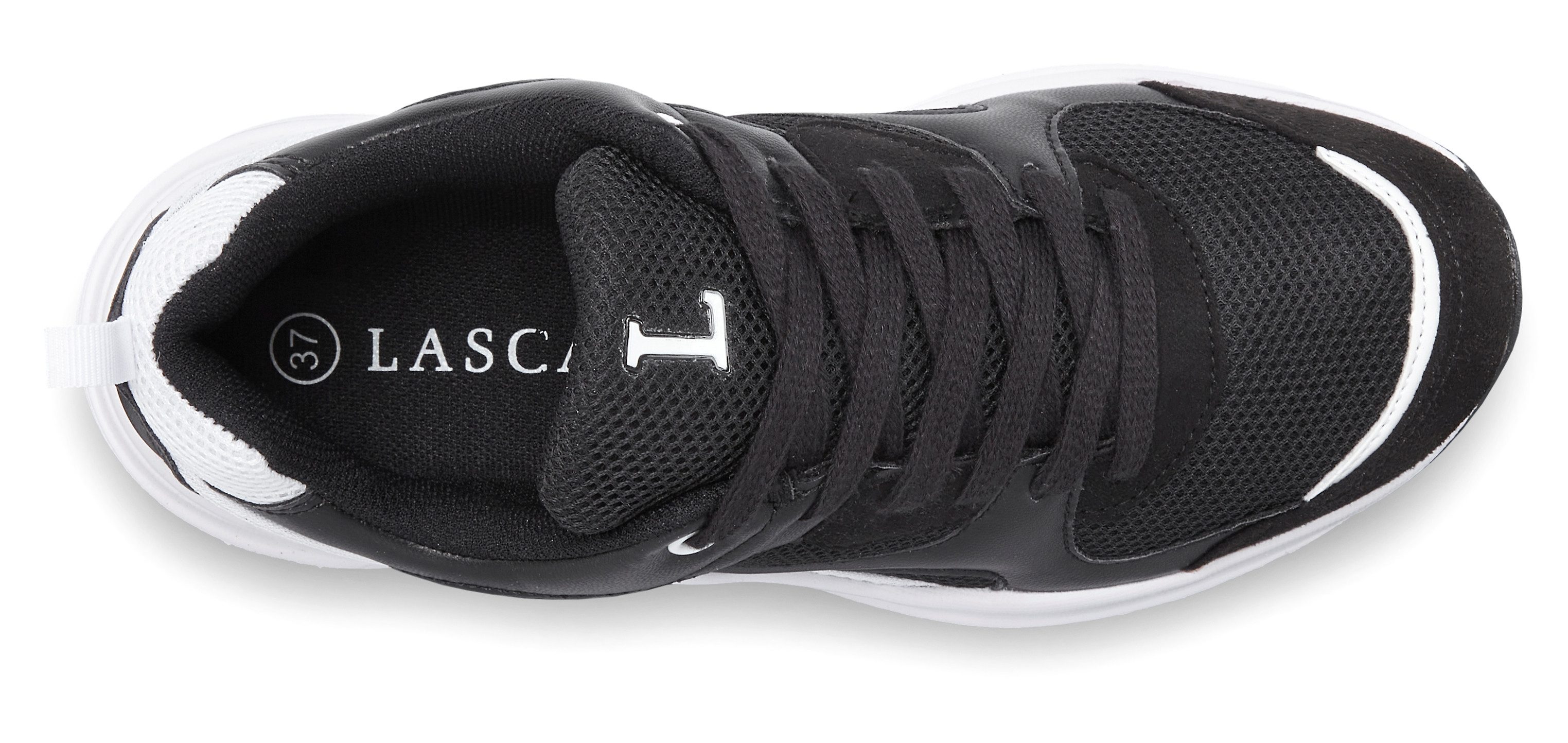 Lascana Sneakers met ultralichte chunky-zool, veterschoen, vrijetijdsschoen