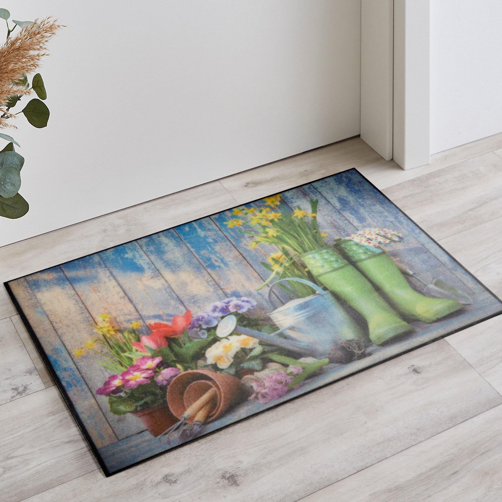 Andiamo Mat Modern Vuilafstotende mat, bedrukt, diverse motieven, geschikt voor binnen en buiten