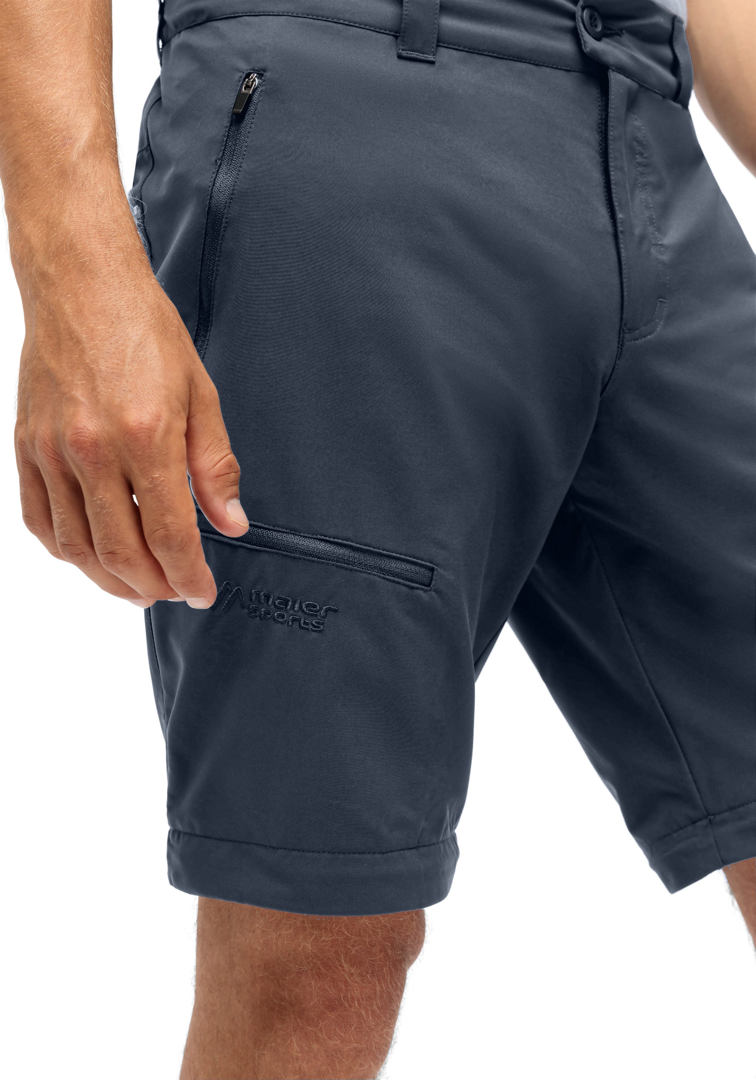 Maier Sports Outdoorbroek Tajo Zip Loop Heren wandelbroek, zip-off functionele broek, 4 zakken, regular fit
