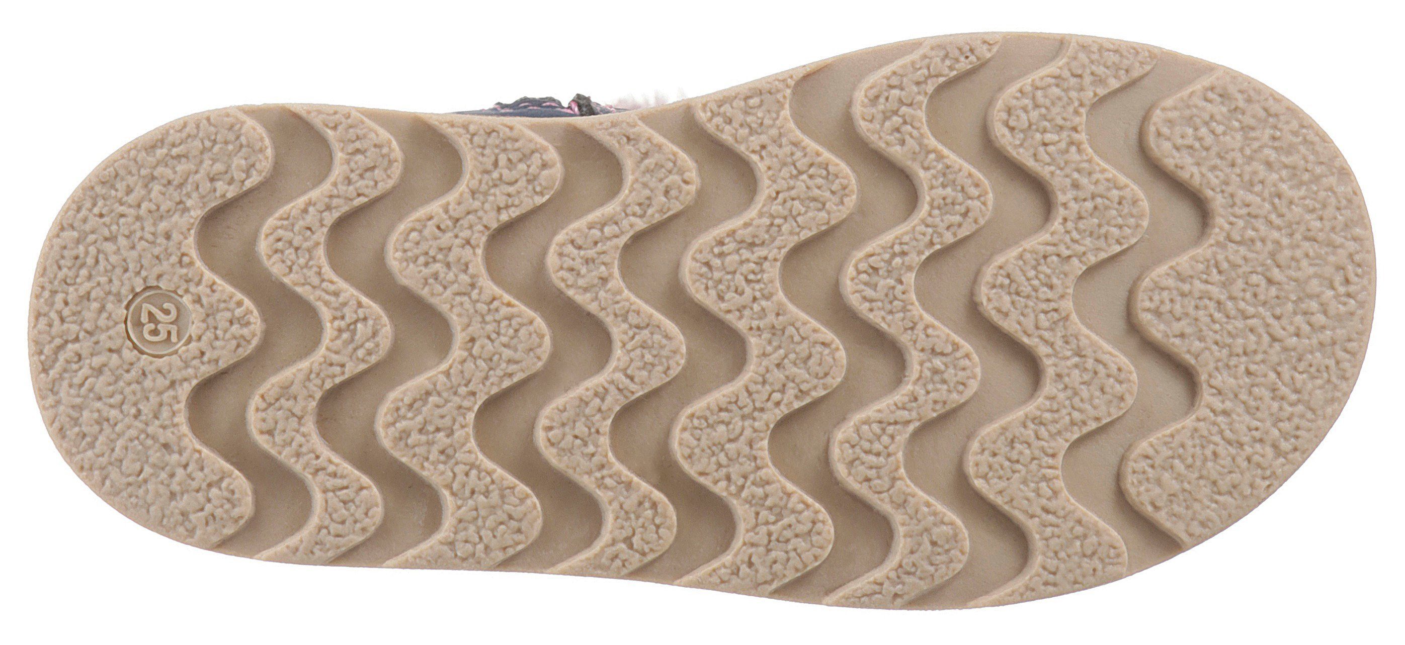 Tom Tailor Winterlaarzen Knipperschoen lange laarzen, kinderlaarzen met knipperend eenhoornmotief