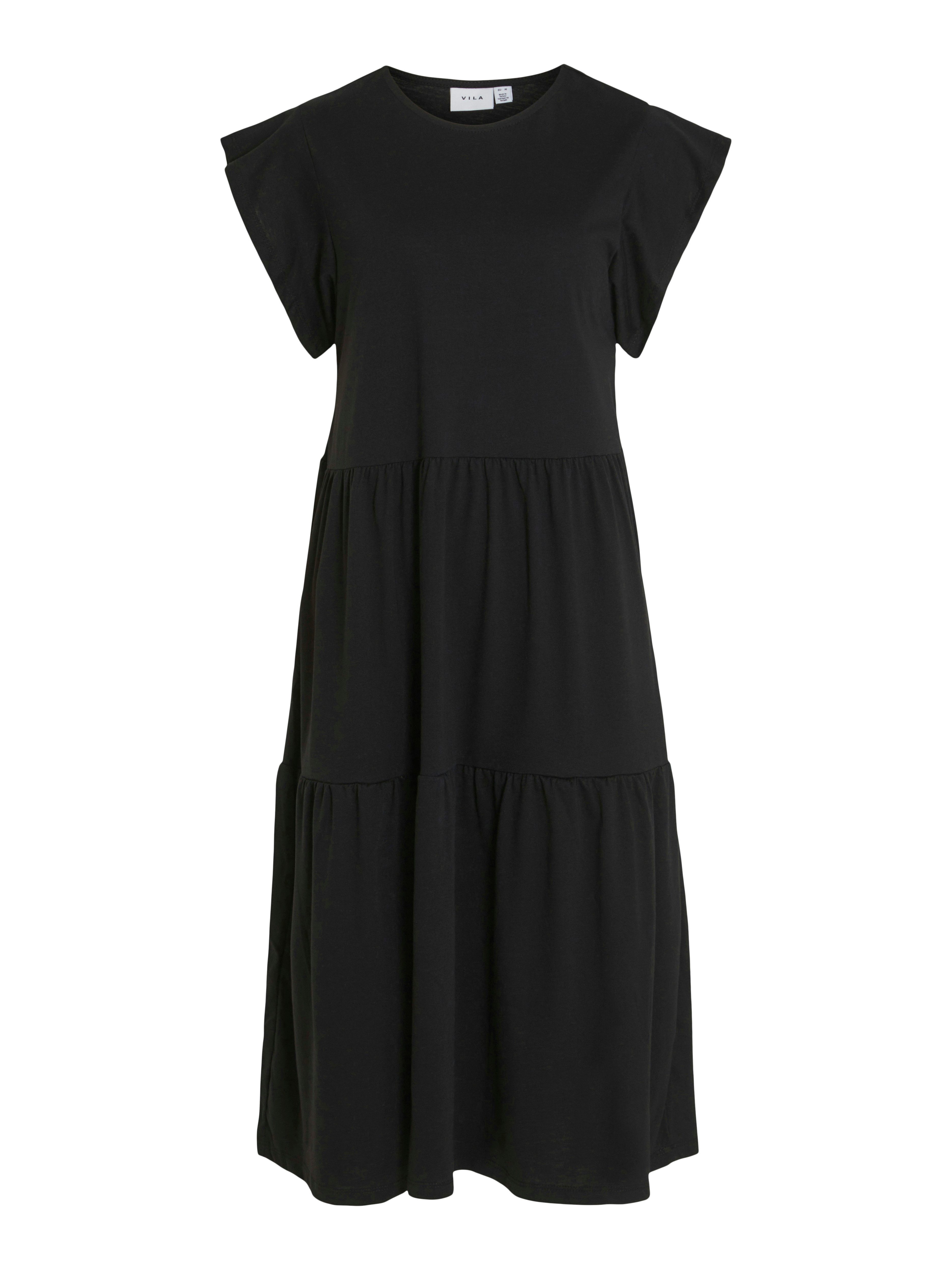 Vila Zomerjurk VISUMMER S/S MIDI DRESS - NOOS